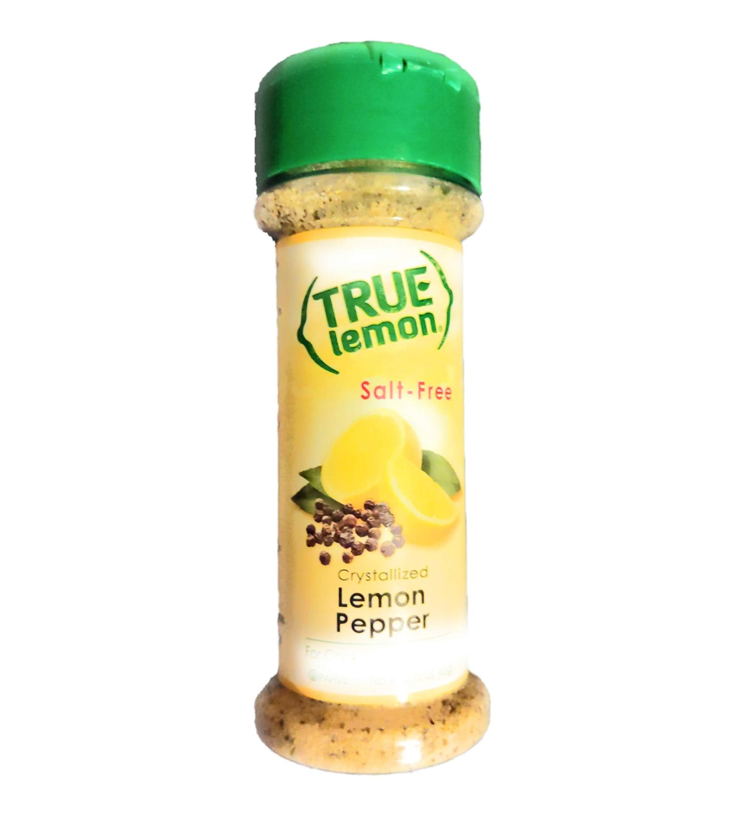 True Citrus True Lemon Crystallized Lemon Pepper Salt-Free 2.12 oz (60 g)