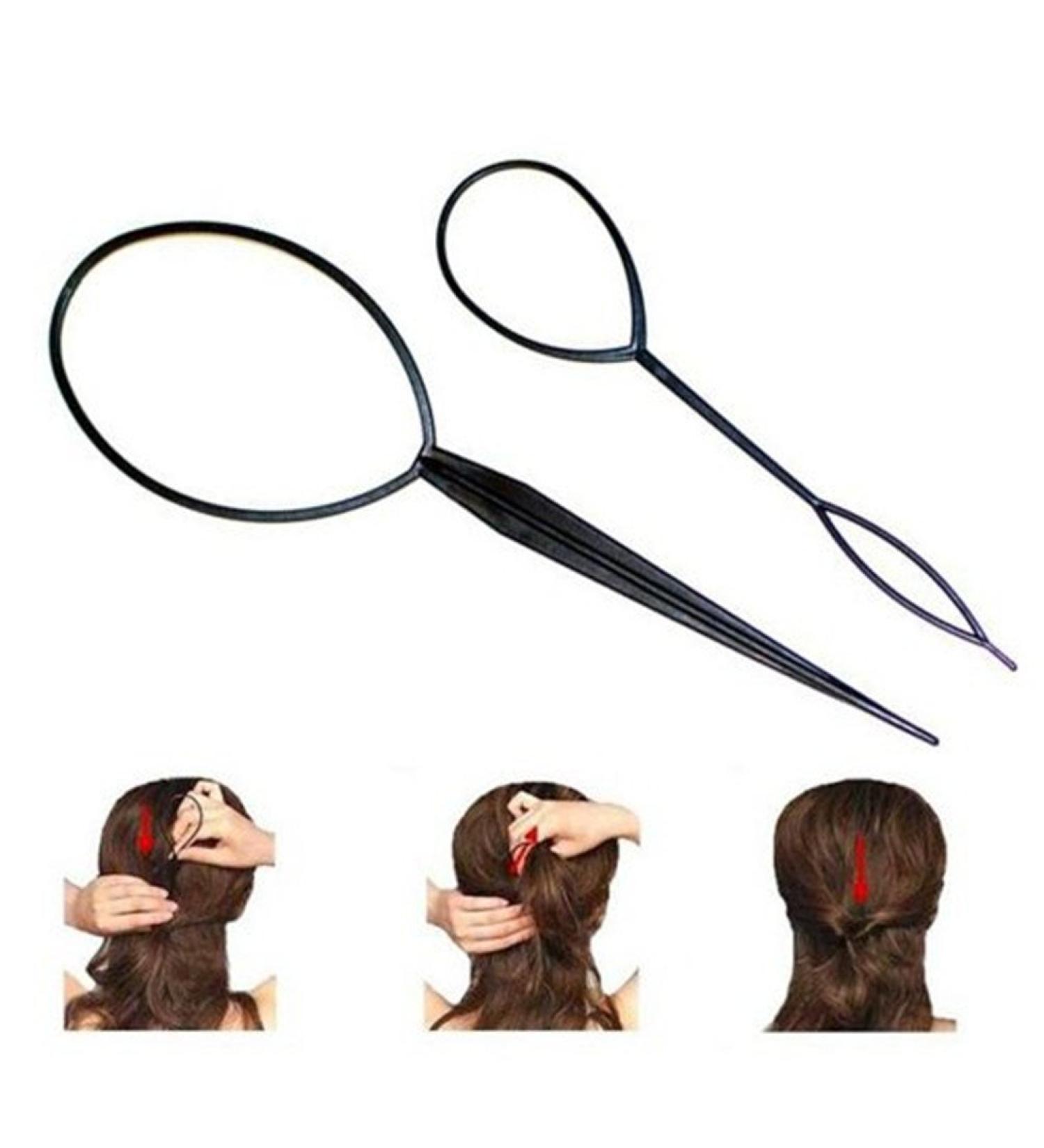 Buy 2x Demarkt Disk Hair Twister | Effortless Hairstyling Tool | Black Headball for Perfect Hairdos | International Shipping - Buy Online on GoSupps.com