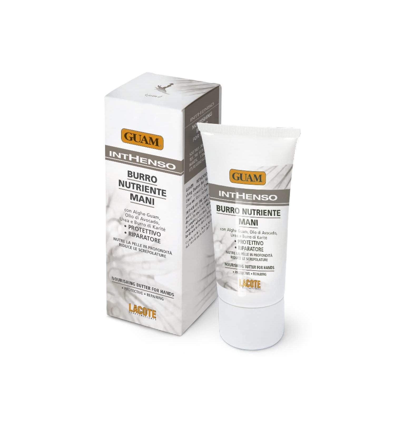 Inthenso Nourishing Hand Cream - Guam Algae Avocado Oil & Shea Butter | Moisturizing & Protective | Made in Italy - 50ml - Buy Online on GoSupps.com