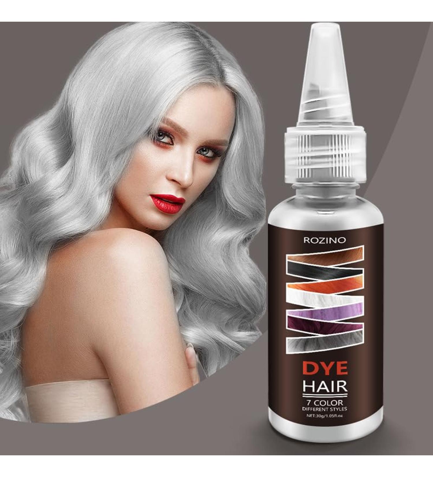 Temporary Hair Dye One-time Use Hair Coloring Cream Semi-Permanent Colour Crazy White Hair Dye Color