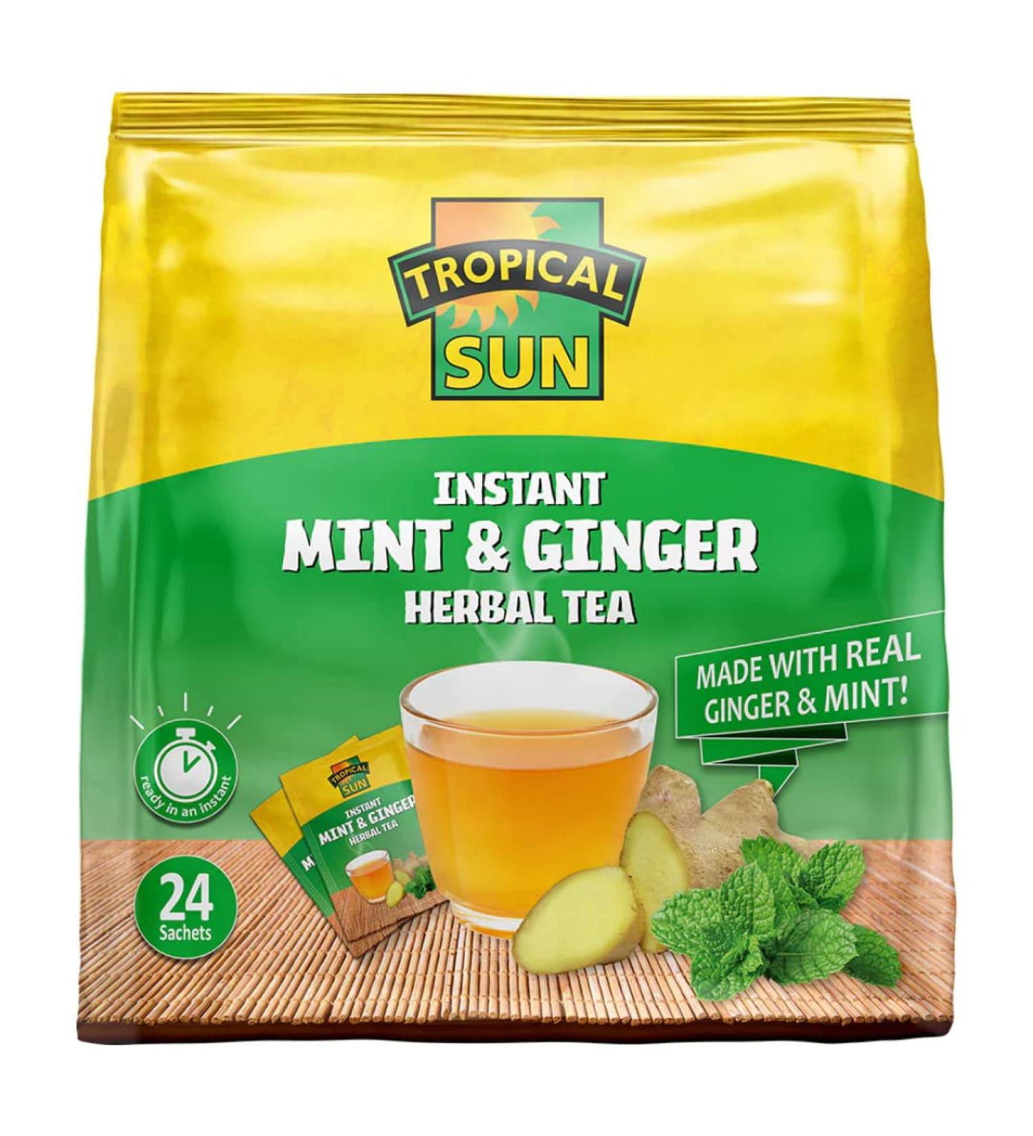 Tropical Sun Instant Mint & Ginger Packet 15 x 24 s