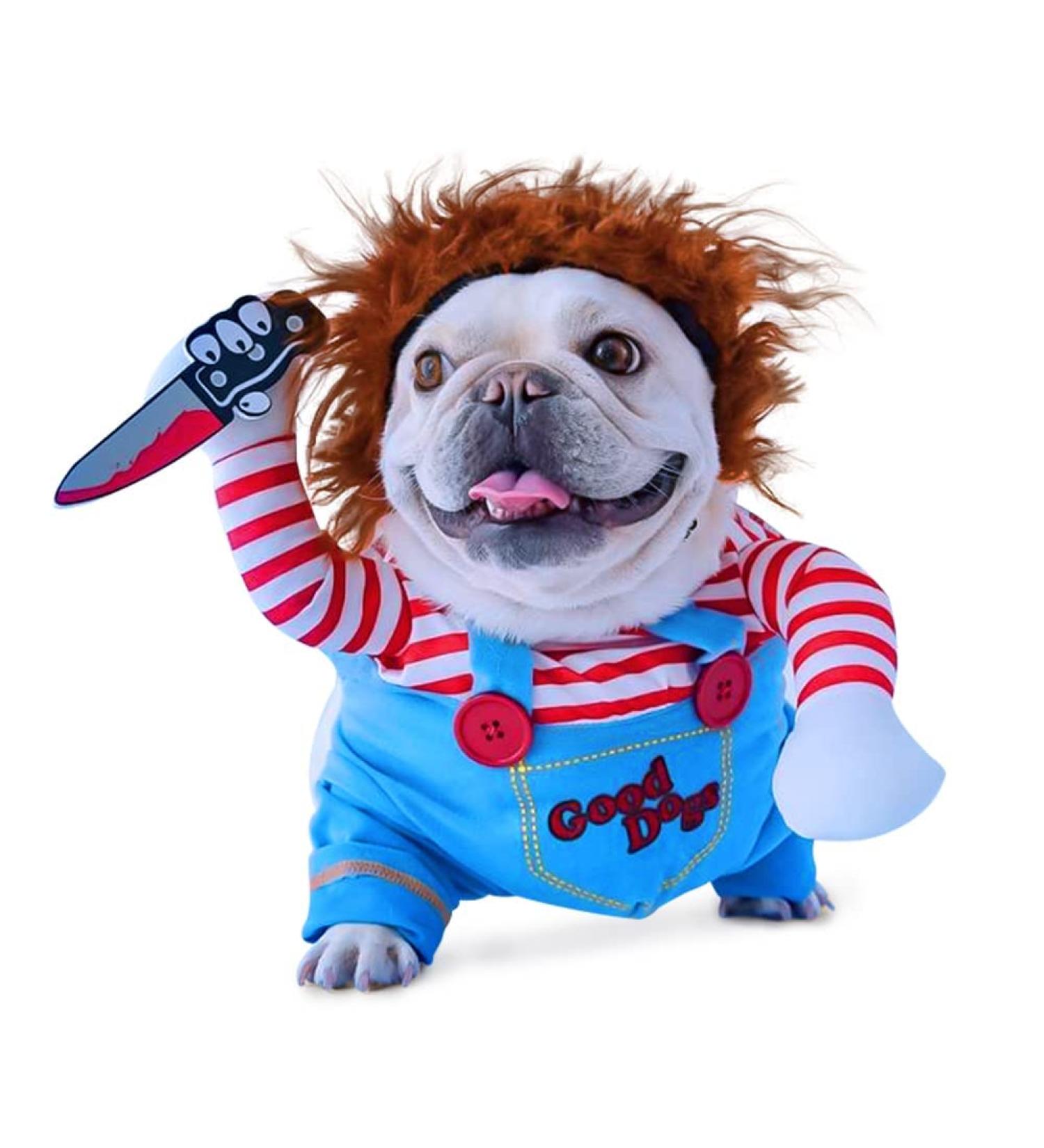 Dog and Cat Funny Costumes Pet Cosplay Funny Costumes Dog and Cat Funny Costumes Holiday Costumes Cosplay Costumes(Size L) - Buy Online on GoSupps.com