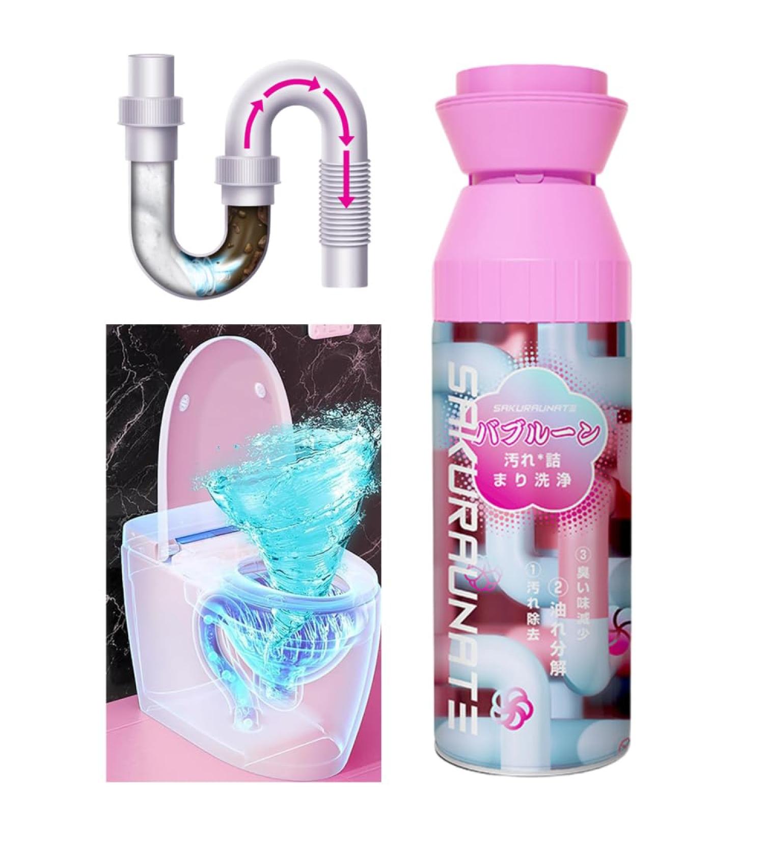 Wechoide Household Tube Grime Remover Liquid Hair Clog Remover & Cleaner for Kitchen Drain Sinks Tubs 350ml - Buy Online on GoSupps.com