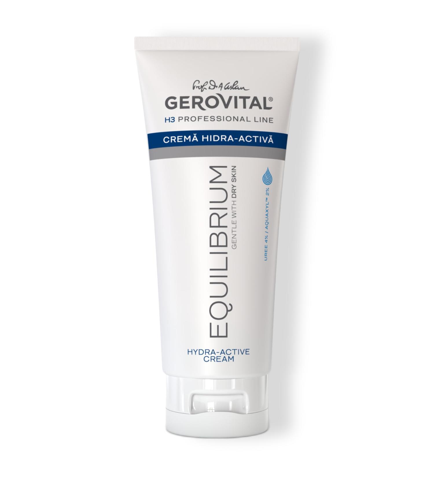  GEROVITAL Gerovital H3 Equilibrium Professional Moisturizing Face Cream - Dry and Sensitive Skin with Urea 4% and Aquaxyl - Nutritious Soothing 200 ml - Buy Online on GoSupps.com