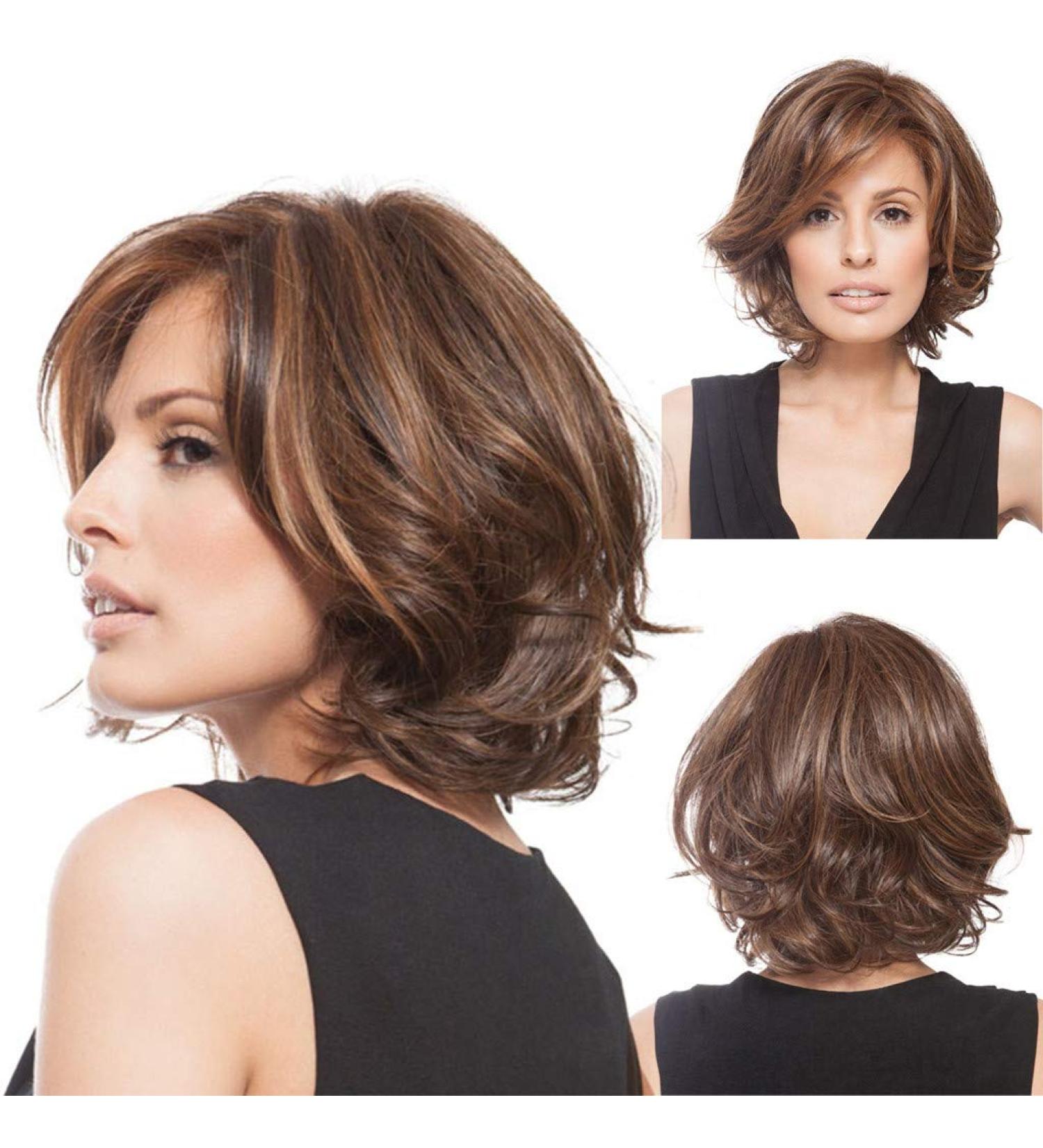 TianWlio Short Curly Wig for Women - Sexy Full Fashion Wig | Cool Styling for Every Occasion - International Shipping Available - Buy Online on GoSupps.com