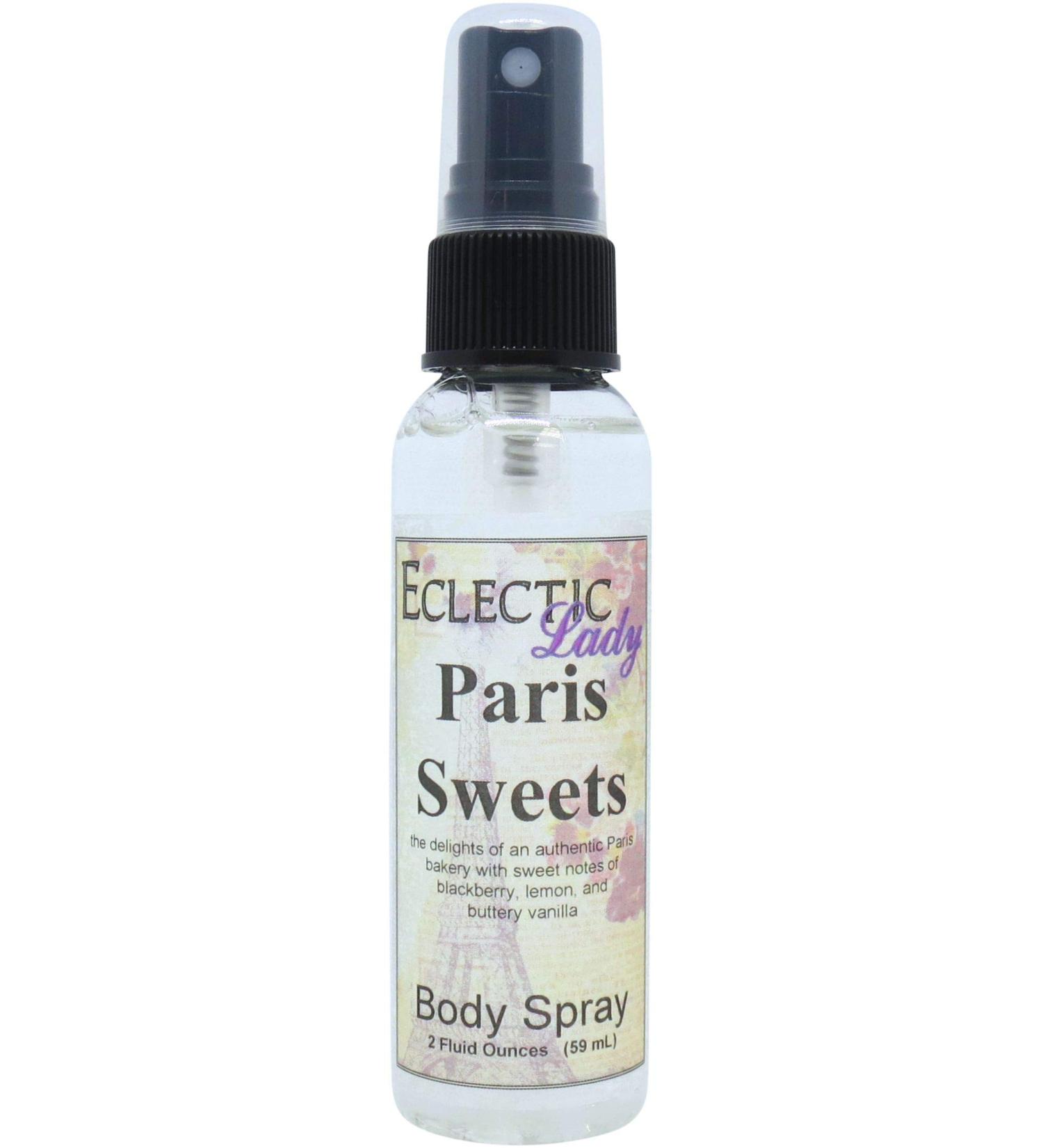 Paris Sweets Body Spray 2 ounces Body Mist for Women with Clean Light & Gentle Fragrance Long Lasting Perfume with Comforting Scent for Men & Women Cologne with Soft Subtle Aroma For Daily Use 2 Fluid Ounces - Buy Online on GoSupps.com