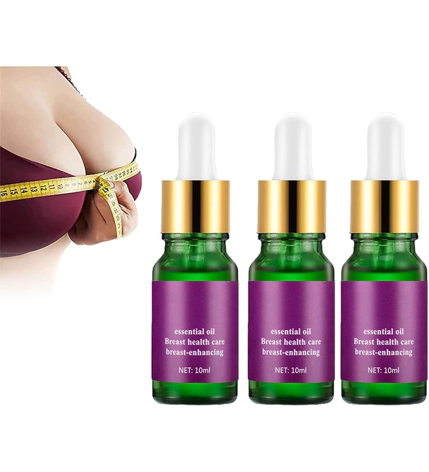Huile D'essence Naturelle Raffermissante pour La Poitrine Huile Naturelle D'augmentation Mammaire Courbes Naturelles D'augmentation Mammaire (3 Pi ces) - Buy Online on GoSupps.com