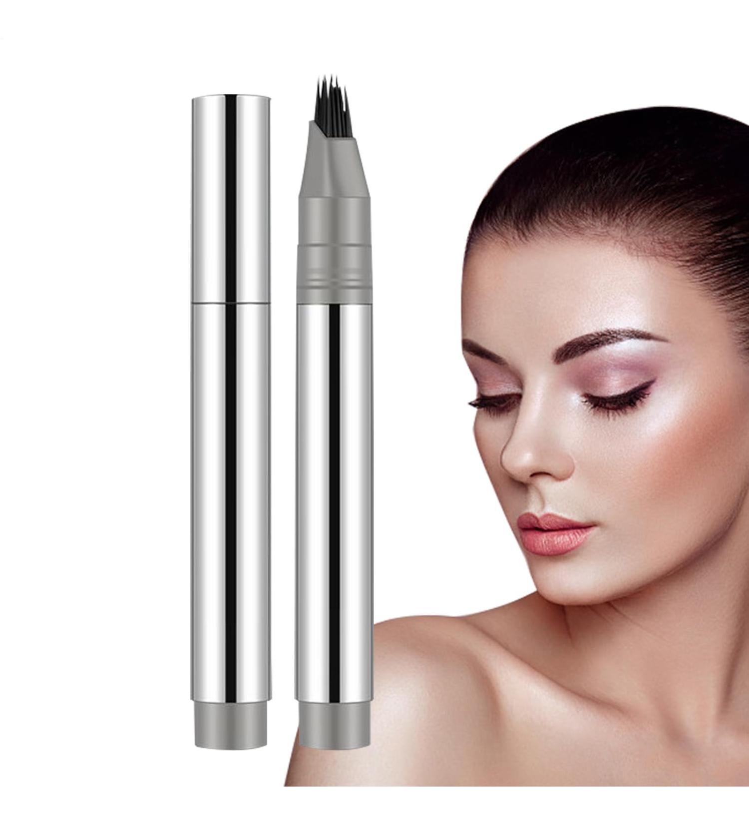Eyebrow Pen | Liquid Eyebrow Pencil with Multi-Pointed Tip - Anti-Slip Pen Natural Hair Effect Long-Lasting Sweat-Resistant - Buy Online on GoSupps.com