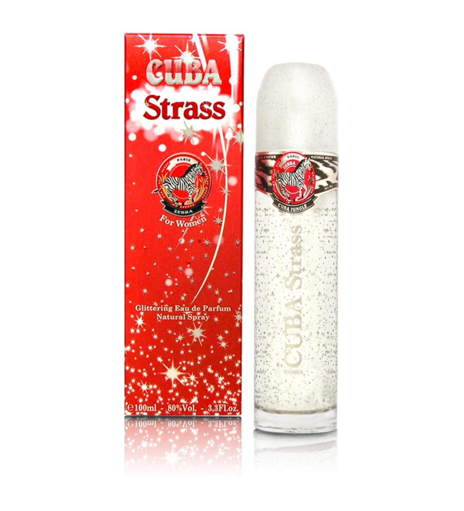 Cuba Strass Zebra Glittering Eau Zebra Parfum Natural Spray for Women - 3.3 FL OZ/100 ML