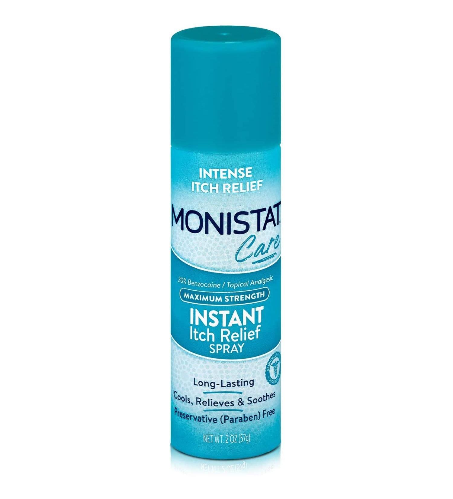 Monistat Care Maximum Strength Instant Itch Relief Spray 2 oz - Buy Online on GoSupps.com