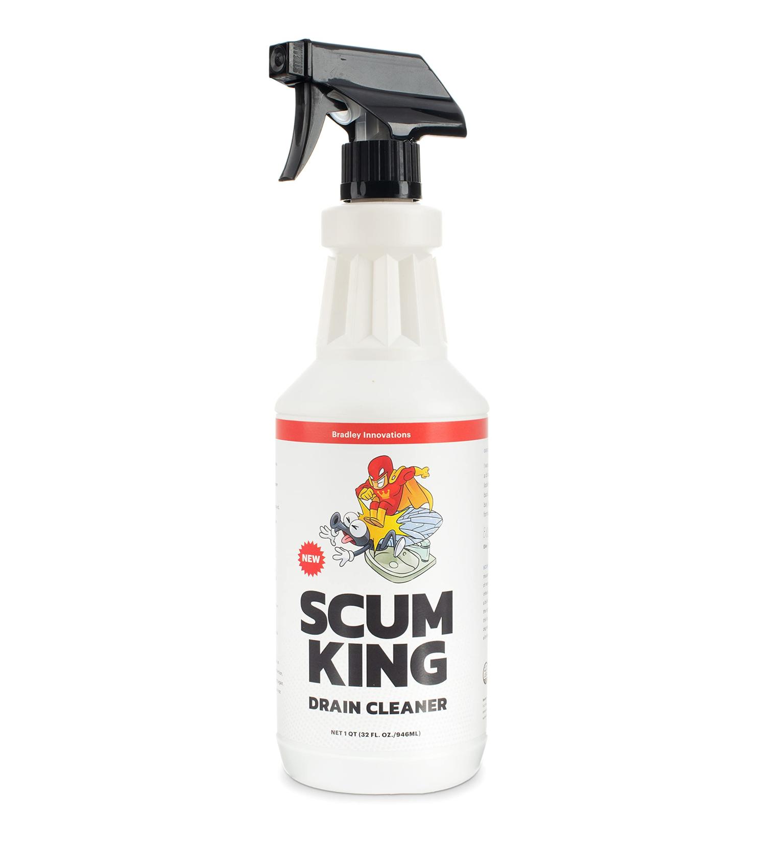 Scum King Drain Cleaner - Powerful 32 oz Formula to Remove Organic Drain Scum | Fast & Effective International Shipping - Buy Online on GoSupps.com