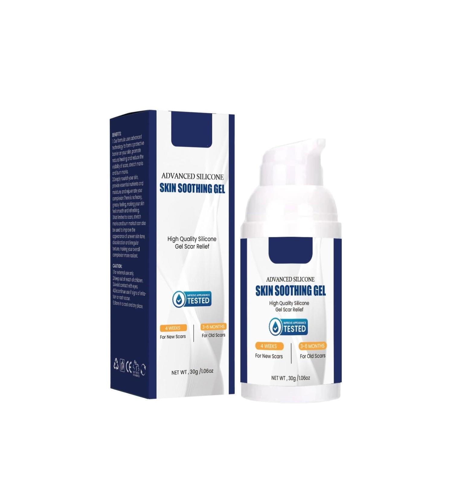 Pregnancy Scar Gel - Moisturizing & Rejuvenating Skincare Must-Have for First Trimester - Dark Blue - Buy Online on GoSupps.com