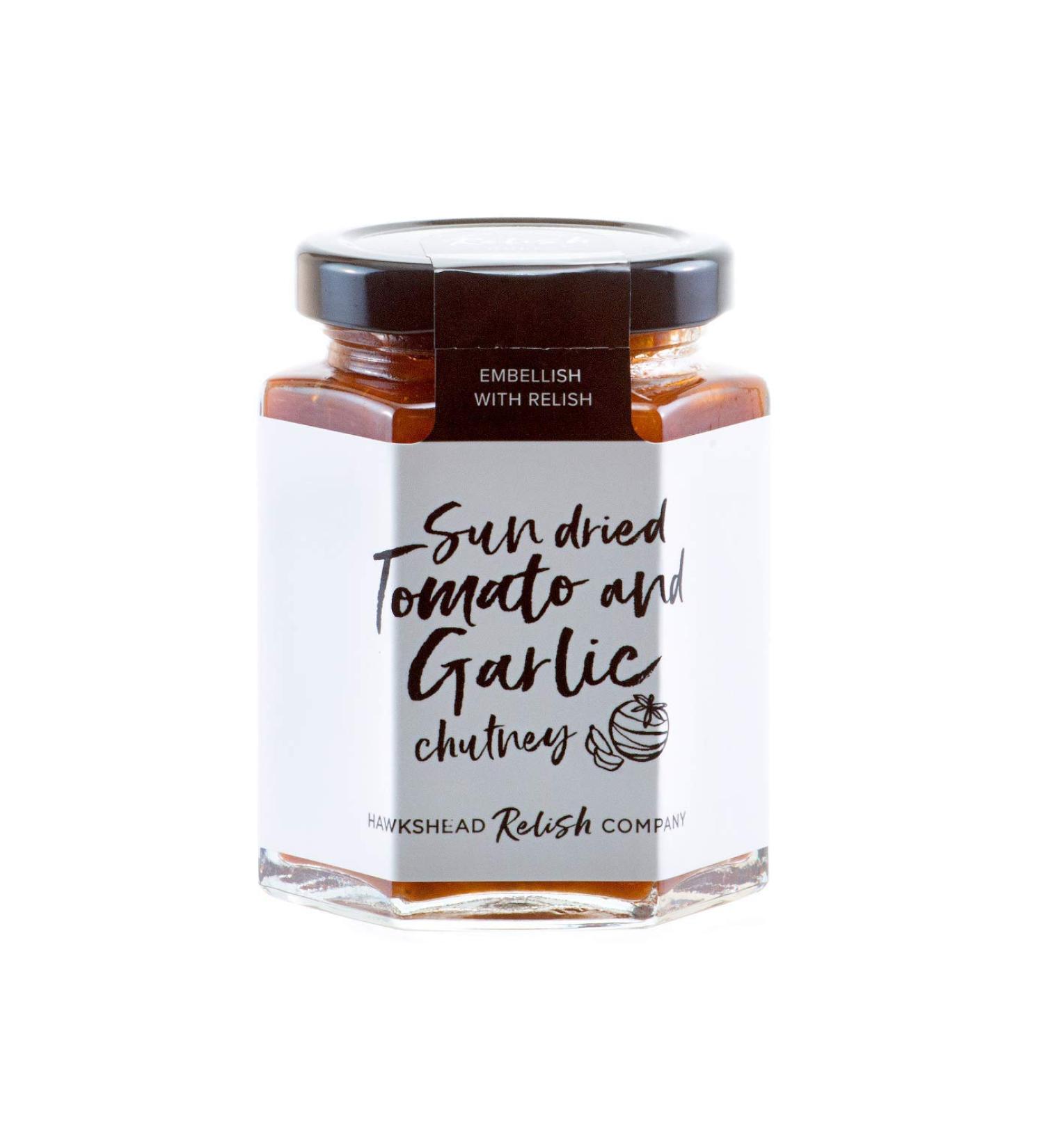 Hawkshead Relish Sun Dried Tomato & Garlic Chutney - 195g