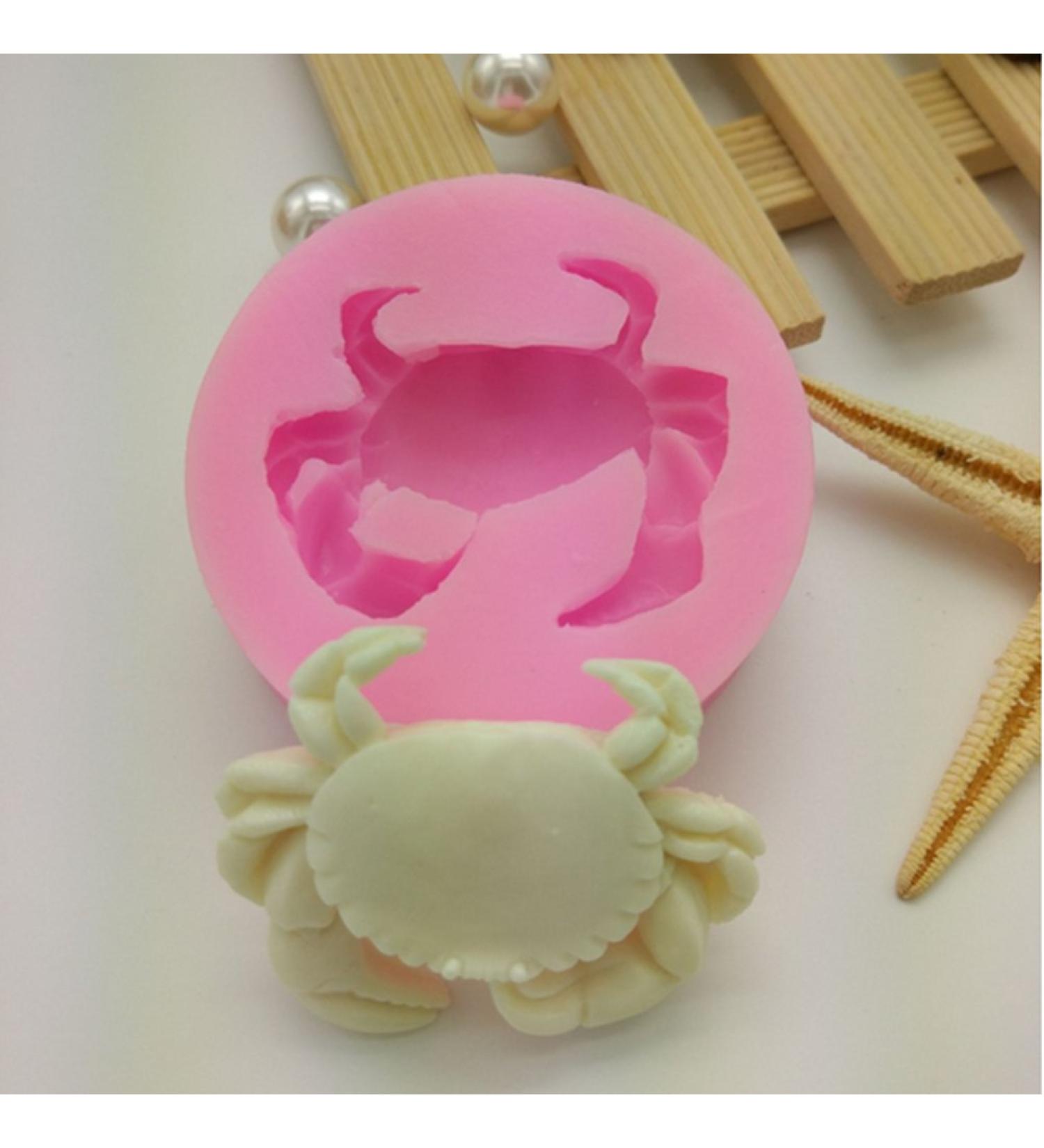 Ecosway 3D Silicone Crab & Wal Molds | DIY Soap Chocolate & Cake Decor | Aromatherapy & Baking Tools - Buy Online on GoSupps.com