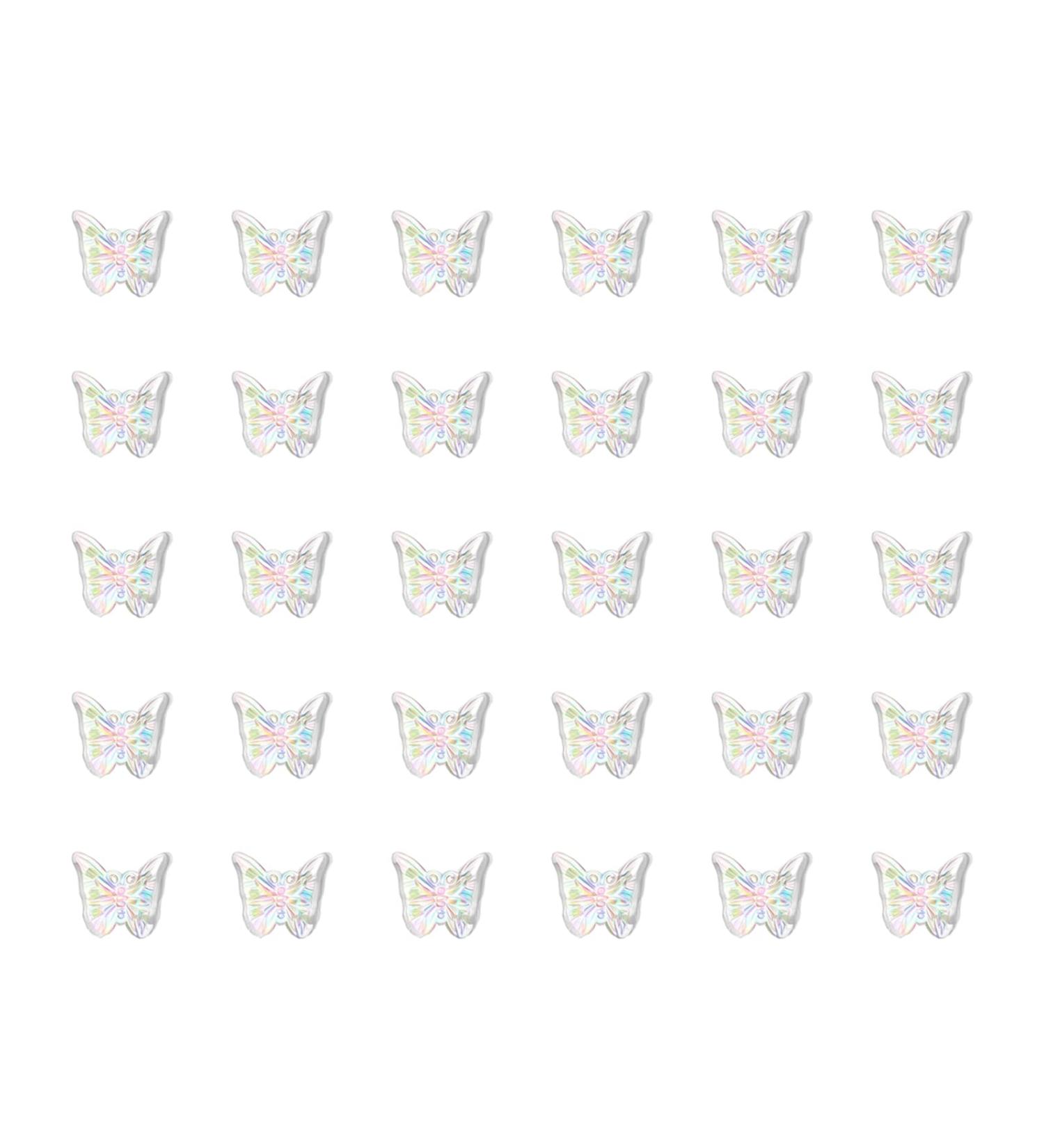 30 Pieces Butterfly Hair Clips Set - Small Plastic Hair Accessories for Girls & Women | Perfect for Everyday & Special Occasions - Buy Online on GoSupps.com