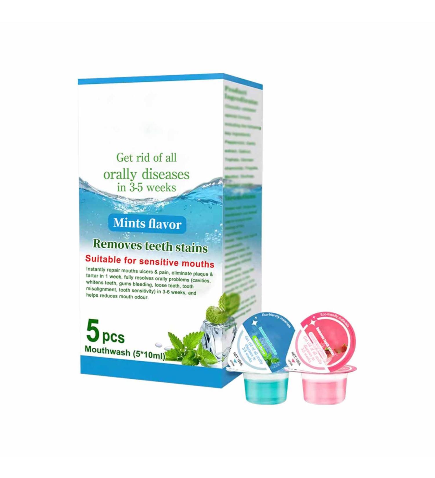 Jelly Cup Mouthwash - Fresh Breath & Oral Health | Eliminates Bad Breath & Cleans Teeth - Buy Online on GoSupps.com
