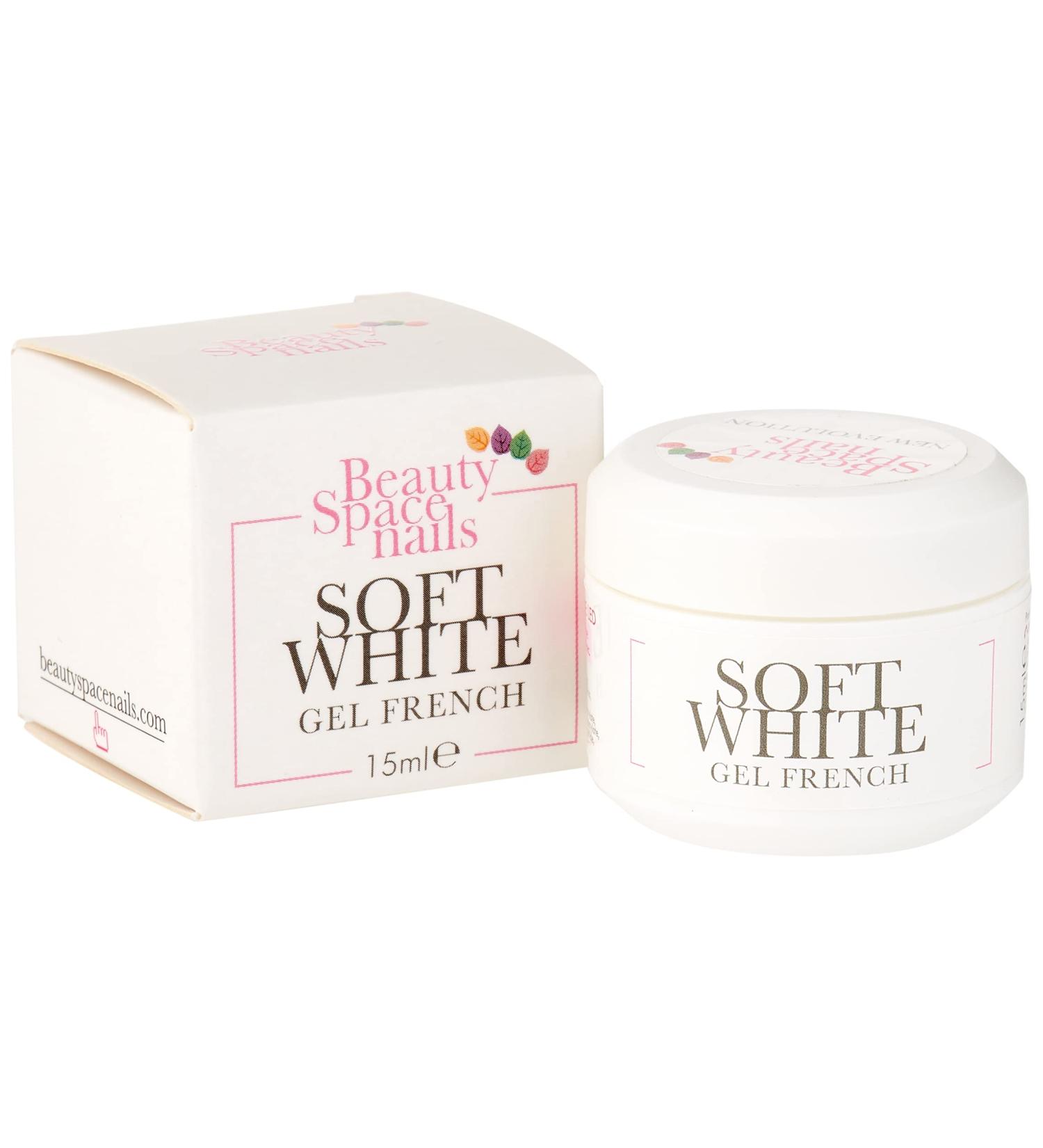Beauty Space Nails Soft White French UV Modeling Gel - 15 ml | Premium Quality for Perfect Nail Art | International Shipping Available - Buy Online on GoSupps.com