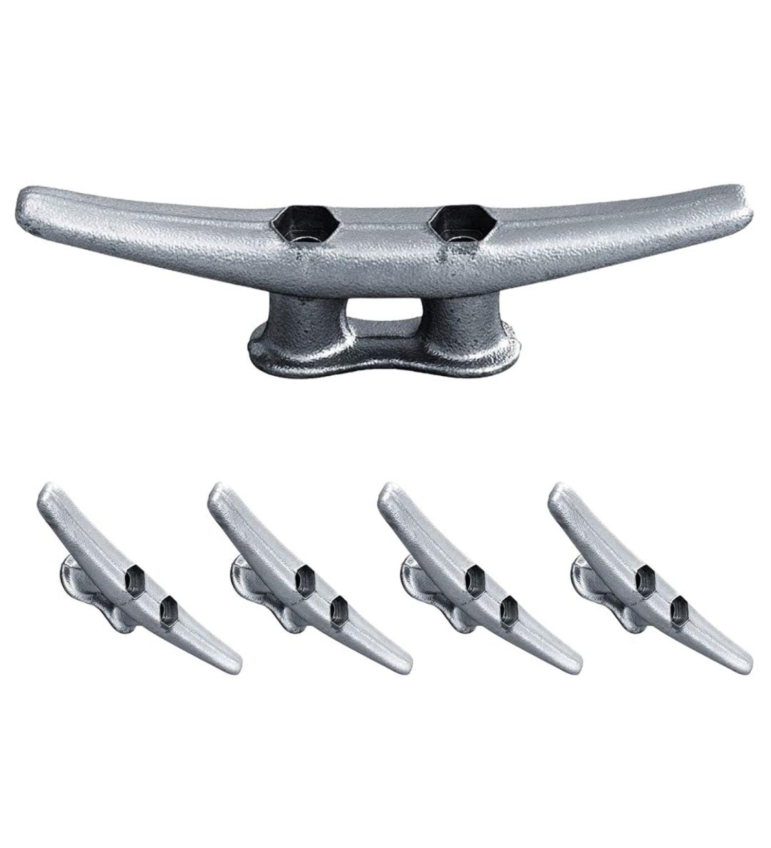 Simplified Living 6" Galvanized Iron Dock Cleat 4 Pack - Buy Online on GoSupps.com
