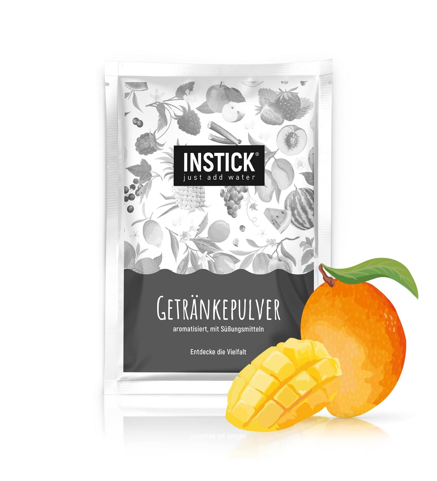 Intick Sugar-Free Instant Mango Drink | 18L Vegan Powder | Low-Calorie & Vitamin C Flavored - Buy Online on GoSupps.com
