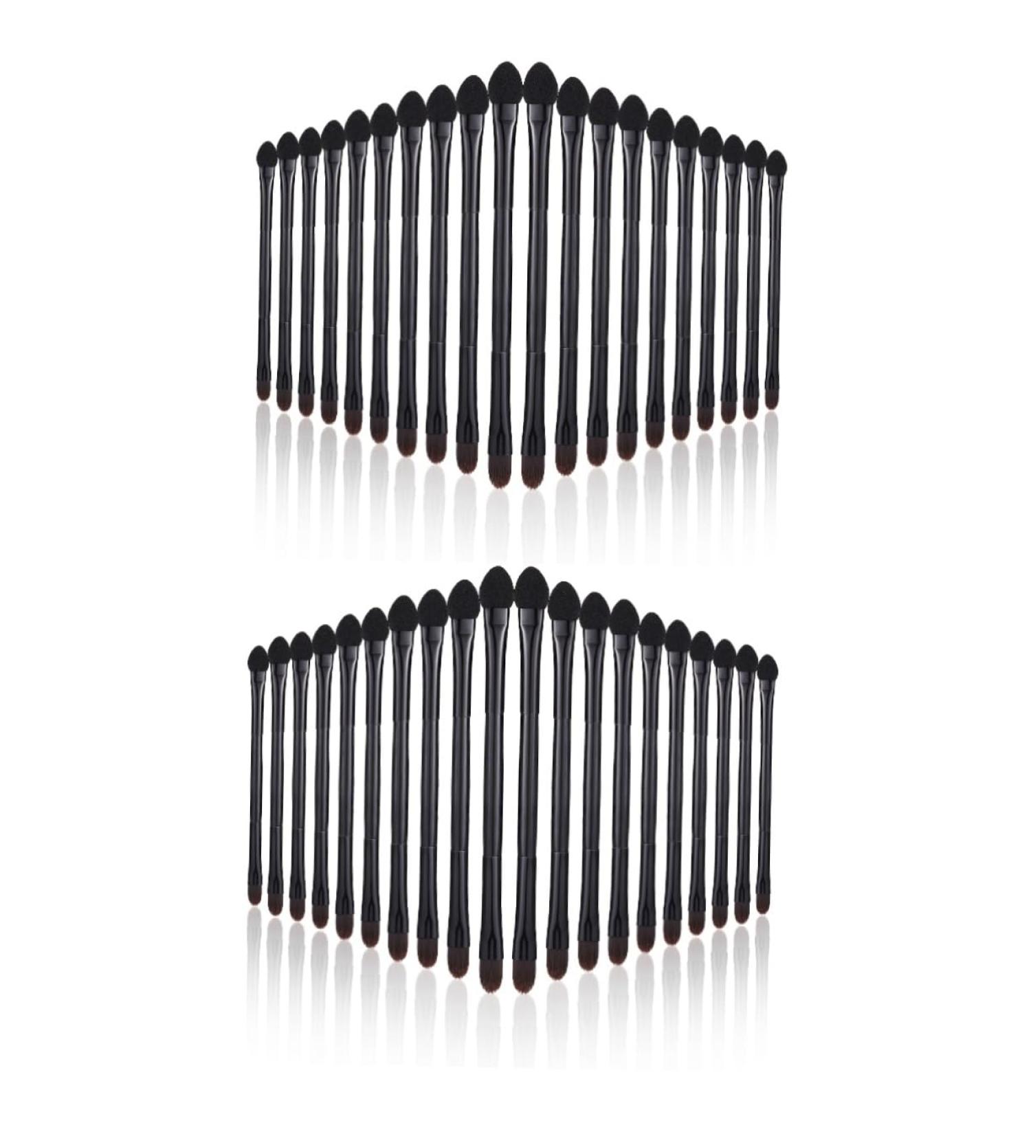Beavorty 40 pcs double eye shadow makeup eyeshadow makeup brush professional makeup brush concealer makeup mediumx2pcs Blackx2pcs - Buy Online on GoSupps.com