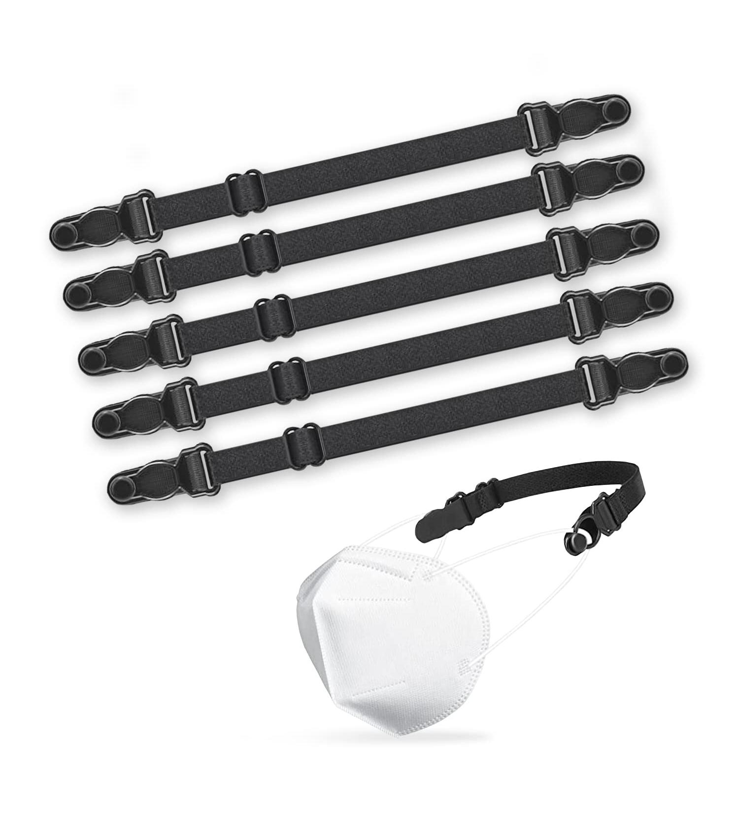 5 Washable Ear Savers & Mask Straps - Elastic Extensions for Comfort - Essential Mask Accessories - Buy Online on GoSupps.com