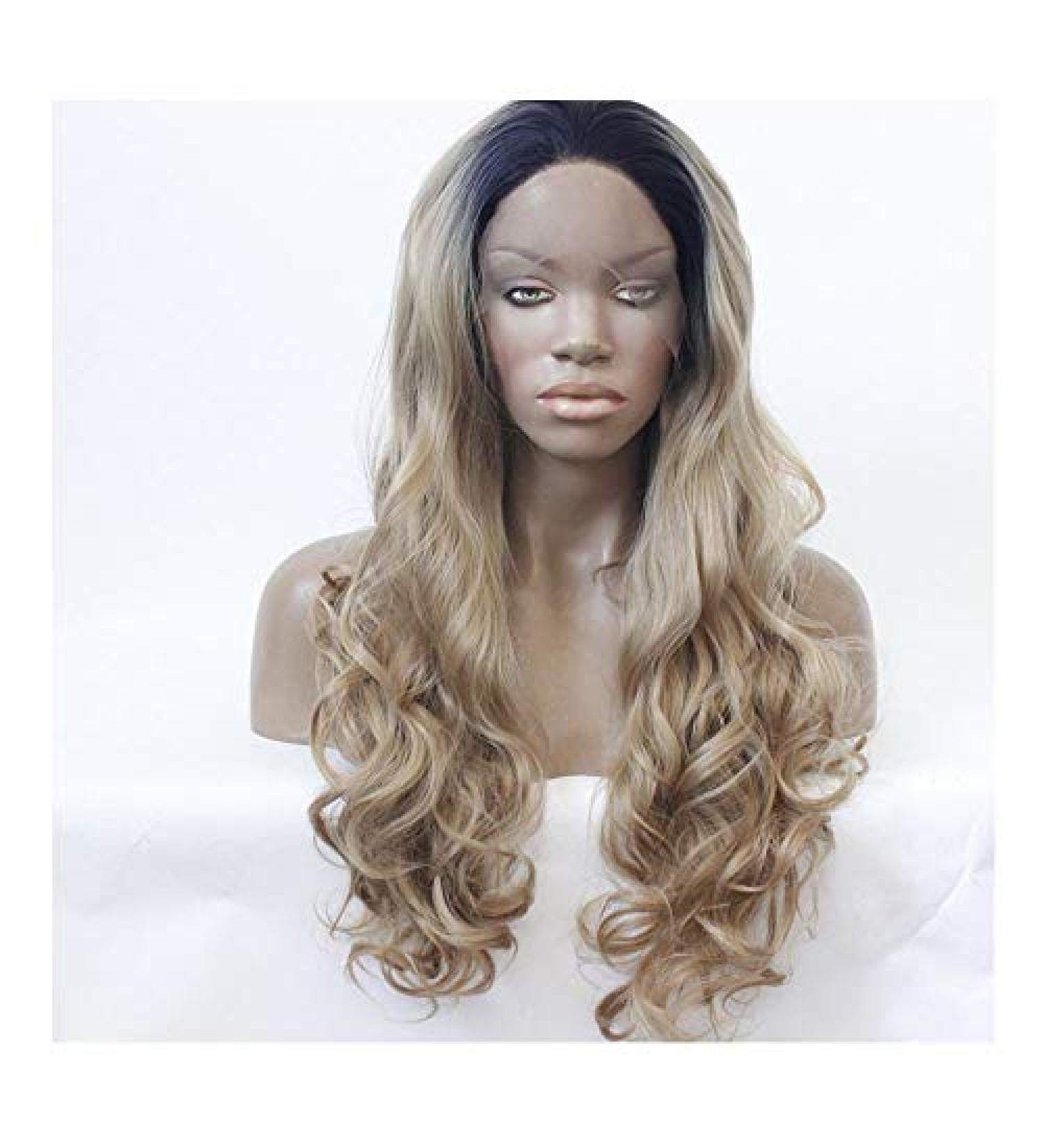 BGHJUE Synthetic Wig for Women - 150% Density Long Lace Front with Deep Side Parting | Perfect for Daily Makeup & Wedding Party Looks - Buy Online on GoSupps.com
