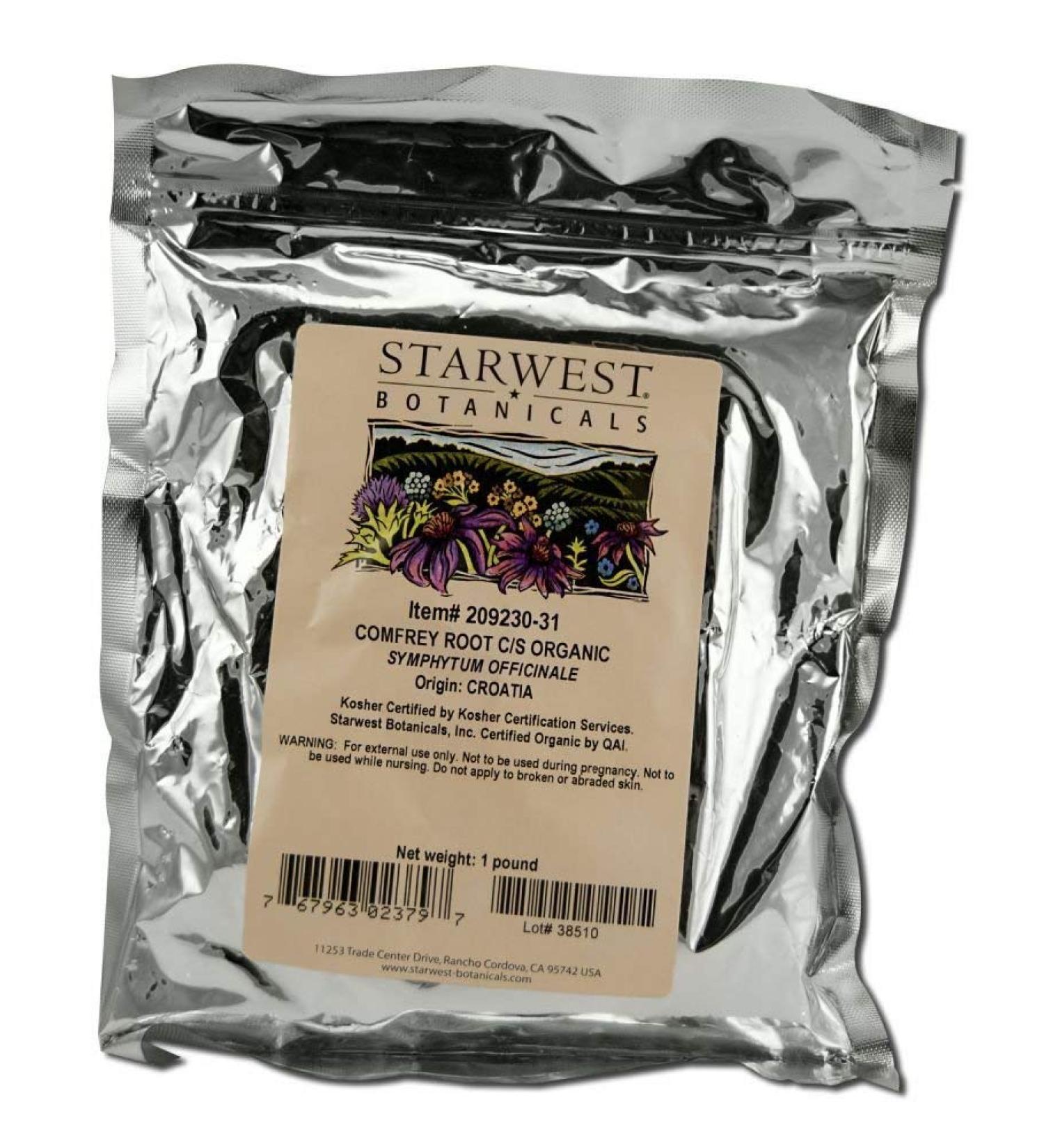 Organic Comfrey Root C/S