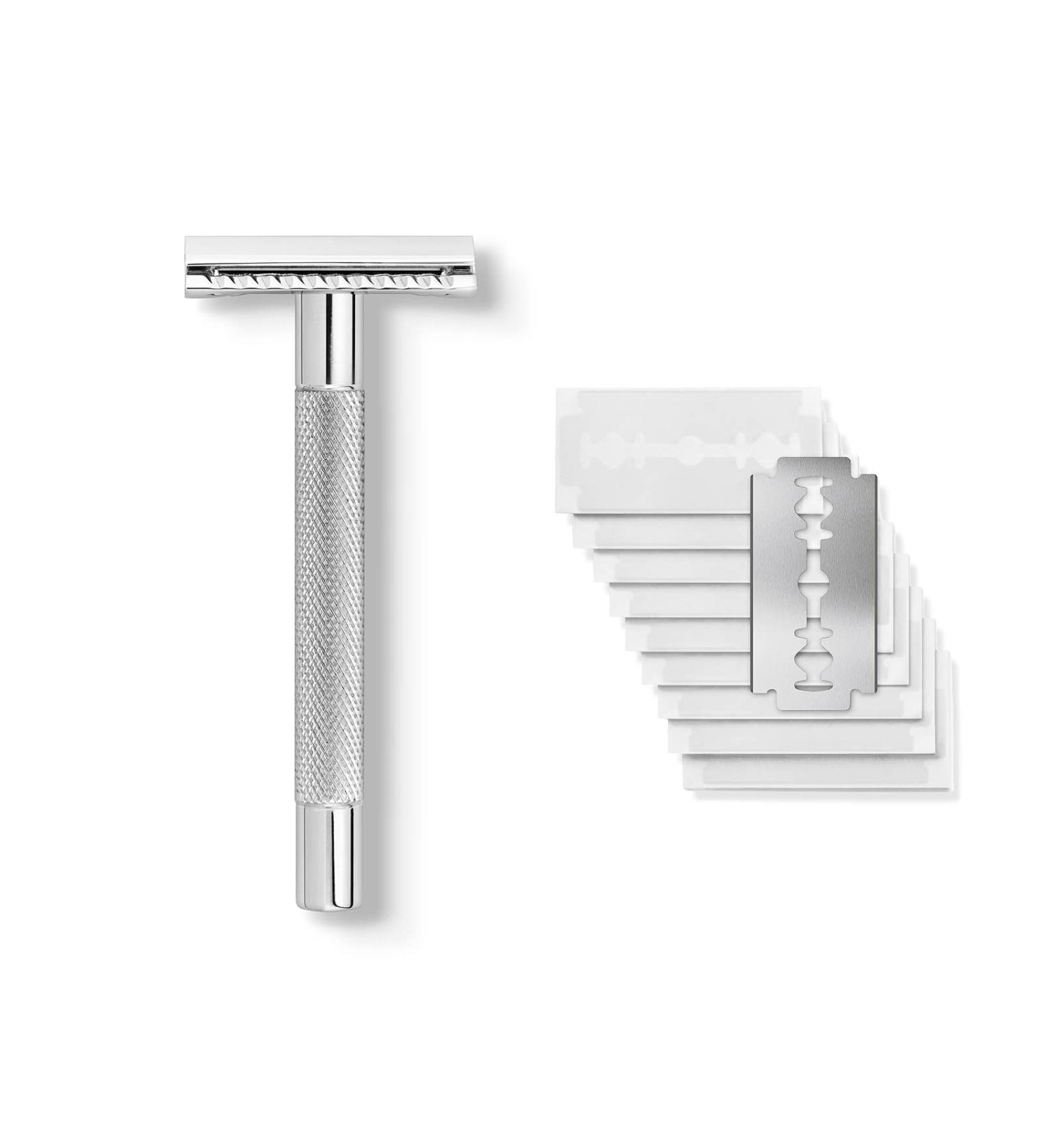 St rtebekker Premium Razor Hobel Solingen - Steel Handle 10 Blades Wet Shaving Set - Gift Idea - Premium Quality Made in Germany - Buy Online on GoSupps.com