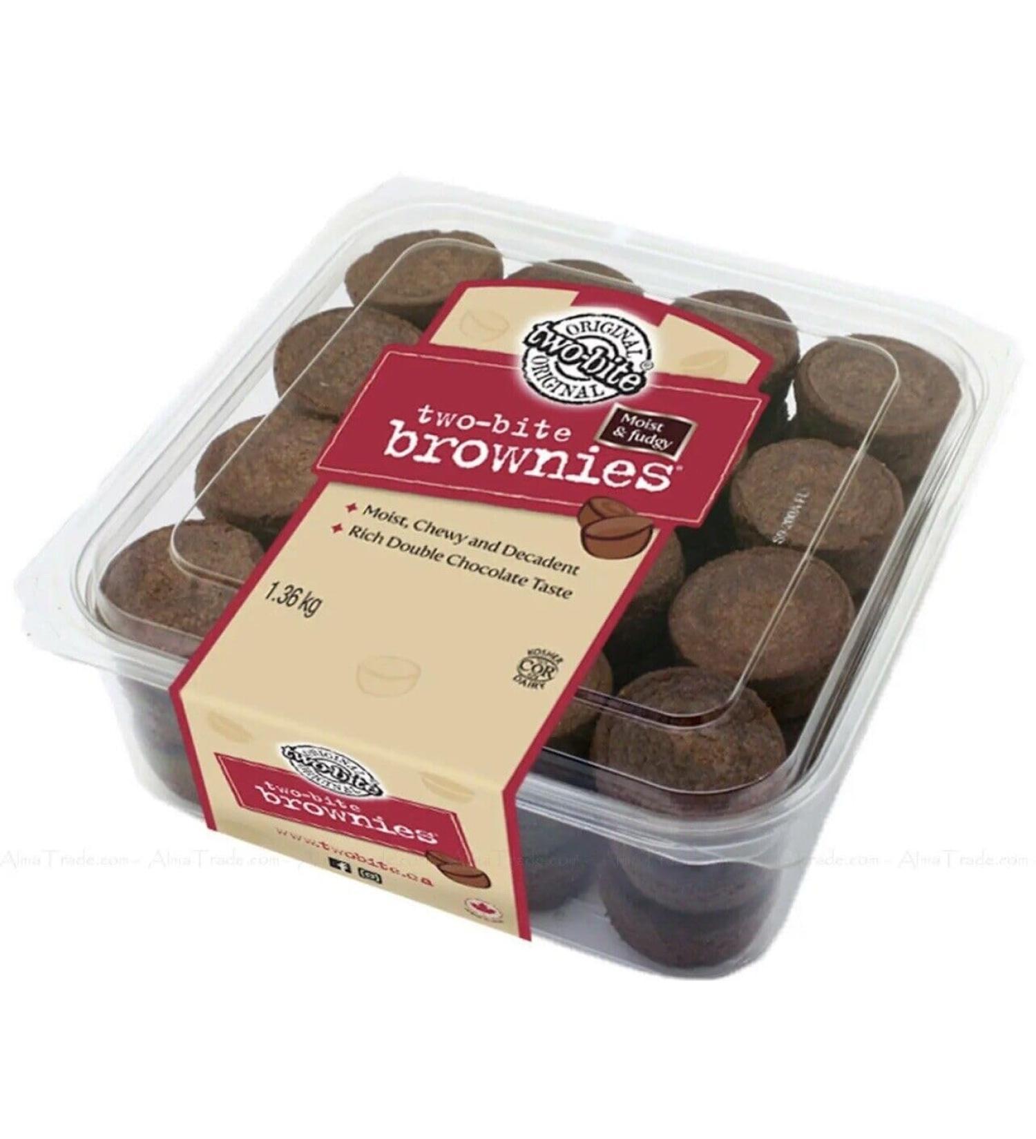 Two Bite Brownies Rich Moist Chewy Decadent Sweet Chocolate Cakes Pack of 1.36kg - Buy Online on GoSupps.com