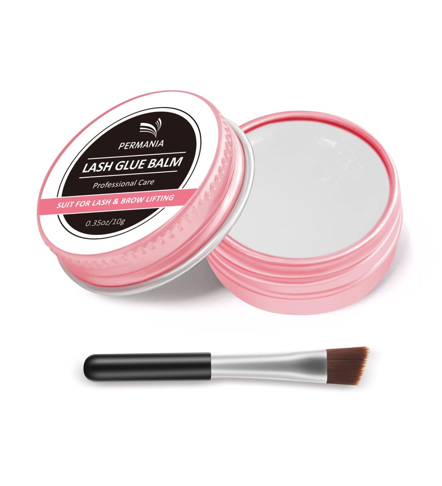 PERMANIA Eyelash Glue | Quick-Drying Eyelash & Eyebrow Lifting Glue | 10g White Peach - Perfect for International Shipping - Buy Online on GoSupps.com