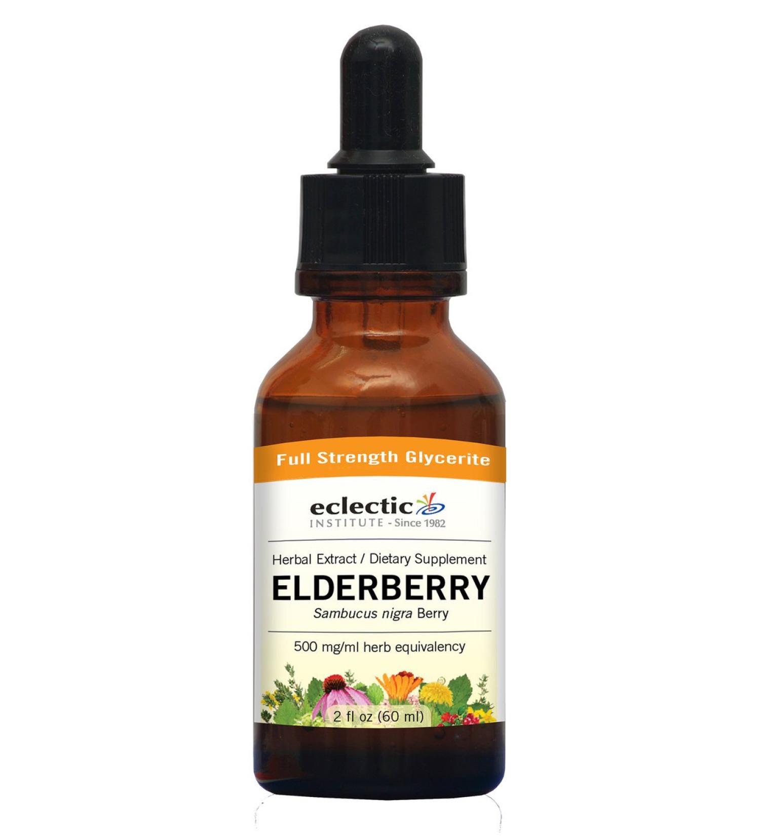 Eclectic Institute Elderberry 500 mg 2 fl oz ( 60 ml)