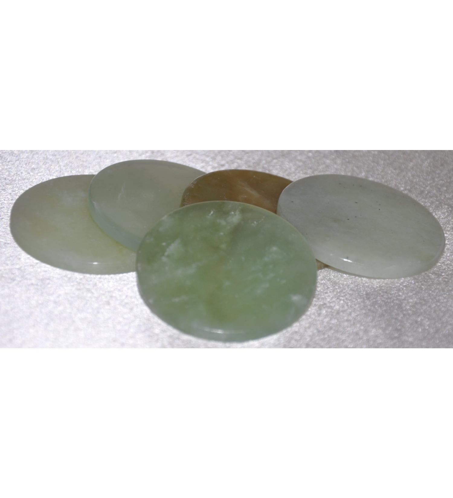 Jade Stone Glue Stand Pallet by Alluring for Eyelash Extensions 1.5"