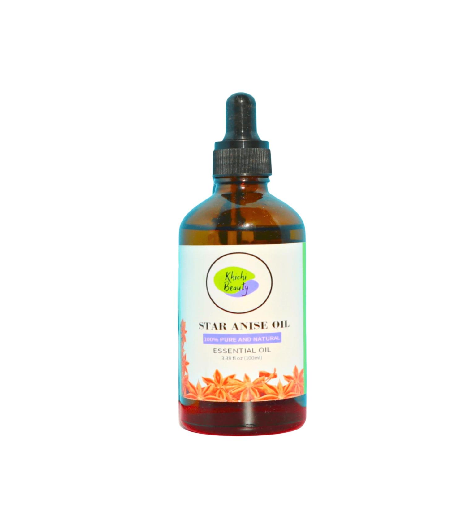 Buy Premium Star Anise Essential Oil 3.38oz (100ml) - Aromatherapy International Shipping Available - Buy Online on GoSupps.com