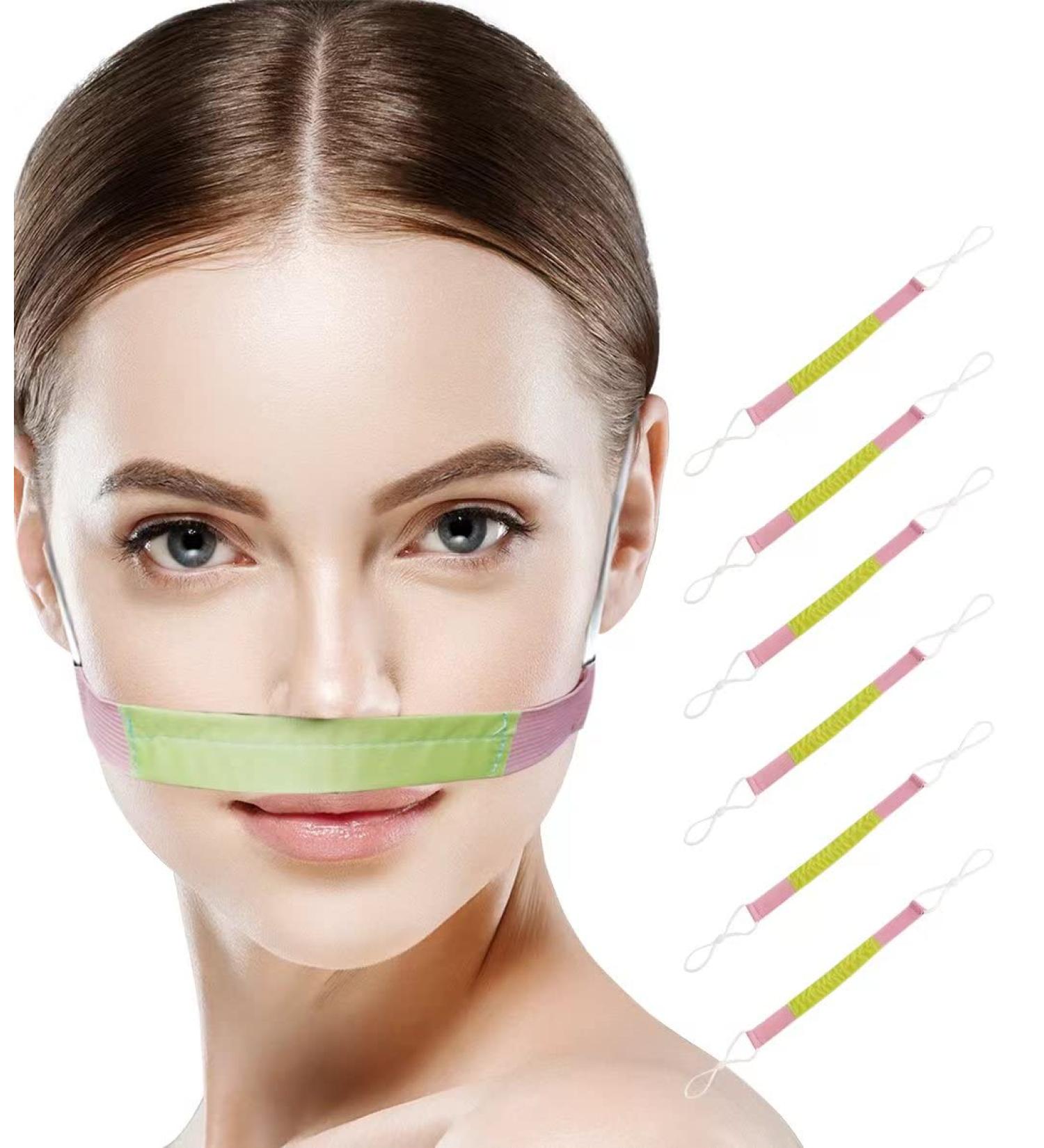6pcs Nasal Bandage - Waterproof Dressing Holder for Nose Surgery | Elastic Postoperative Supplies - Pink - Buy Online on GoSupps.com