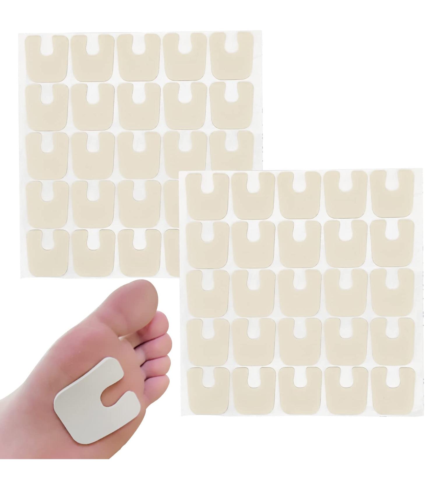 50Pcs U-Shaped Callus Cushions | Foot Pads Foam for Pain Relief | Pedi Cushions for Men & Women - Buy Online on GoSupps.com