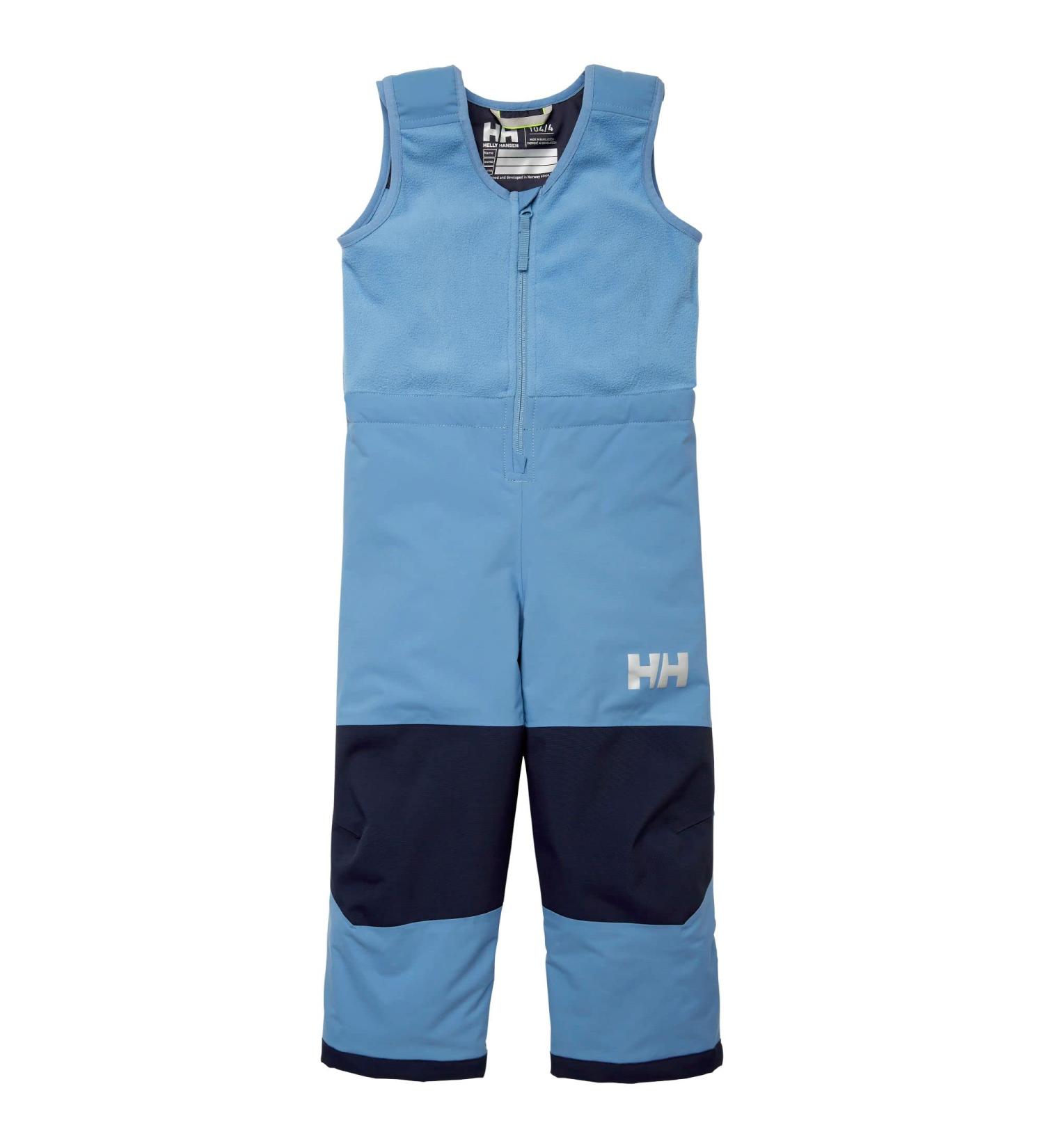 Helly-Hansen unisex-child Kids Vertical Insulated Waterproof Bib Pant 625 Blue Fog 8 Years