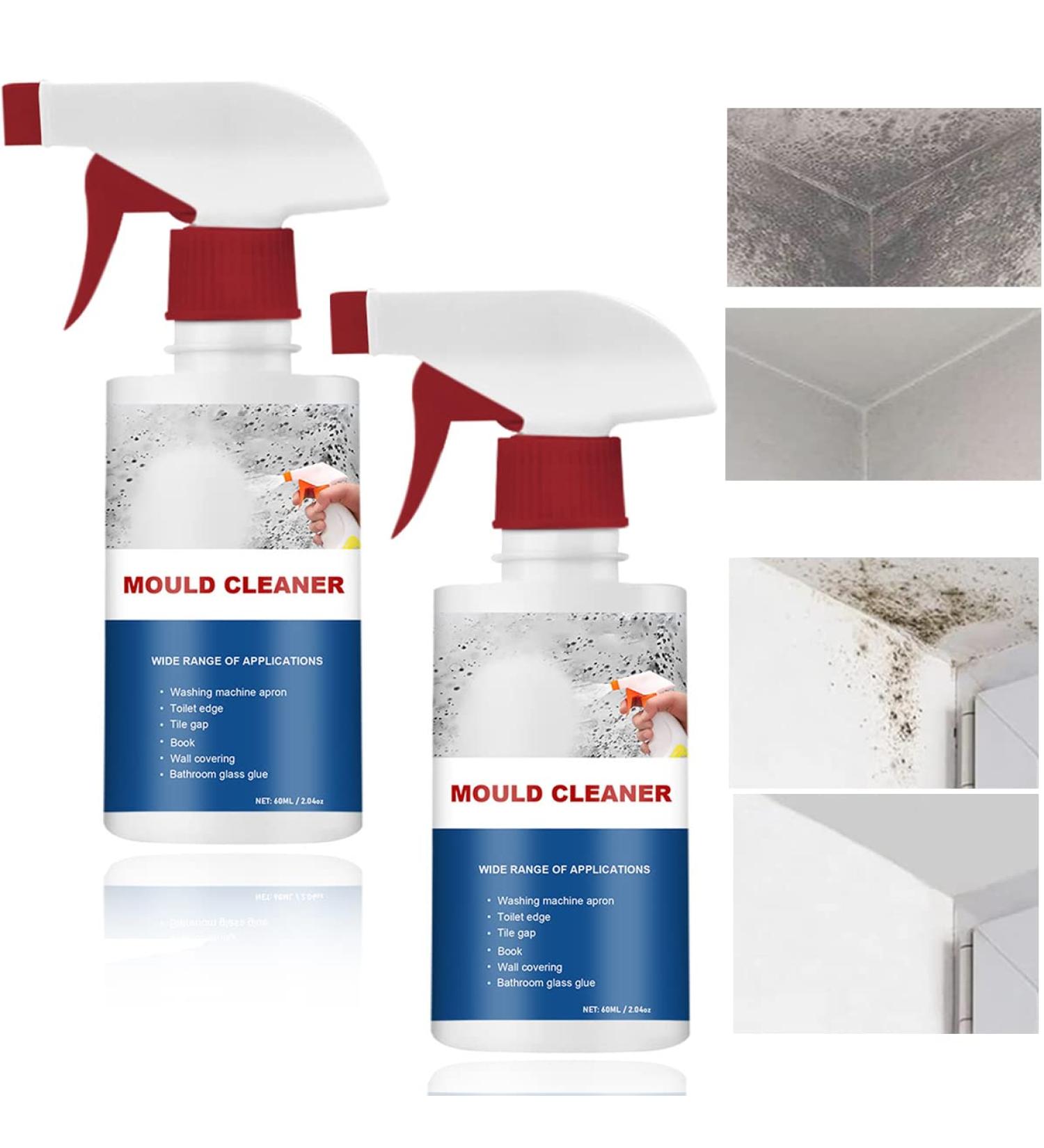 2Pcs Mildew Cleaner Foam Household Mildew Removal Foam Spray Rich Foam Household Mildew Removal Foam Spray for Tub/Tilex/Wall/Bathroom Floor/Kitchen - Buy Online on GoSupps.com