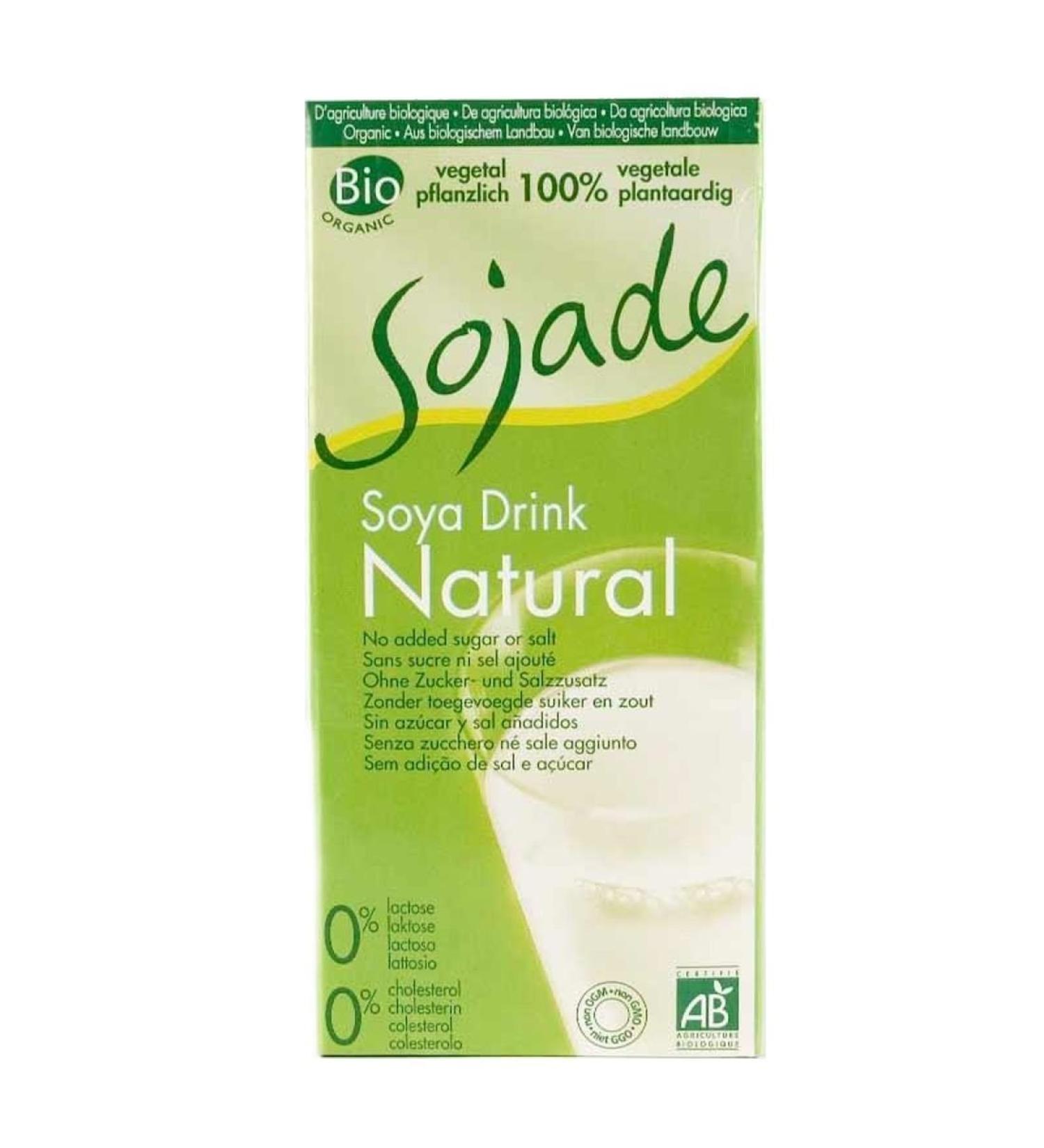 Sojade | Soya Milk - unsweetened | 3 x 1l