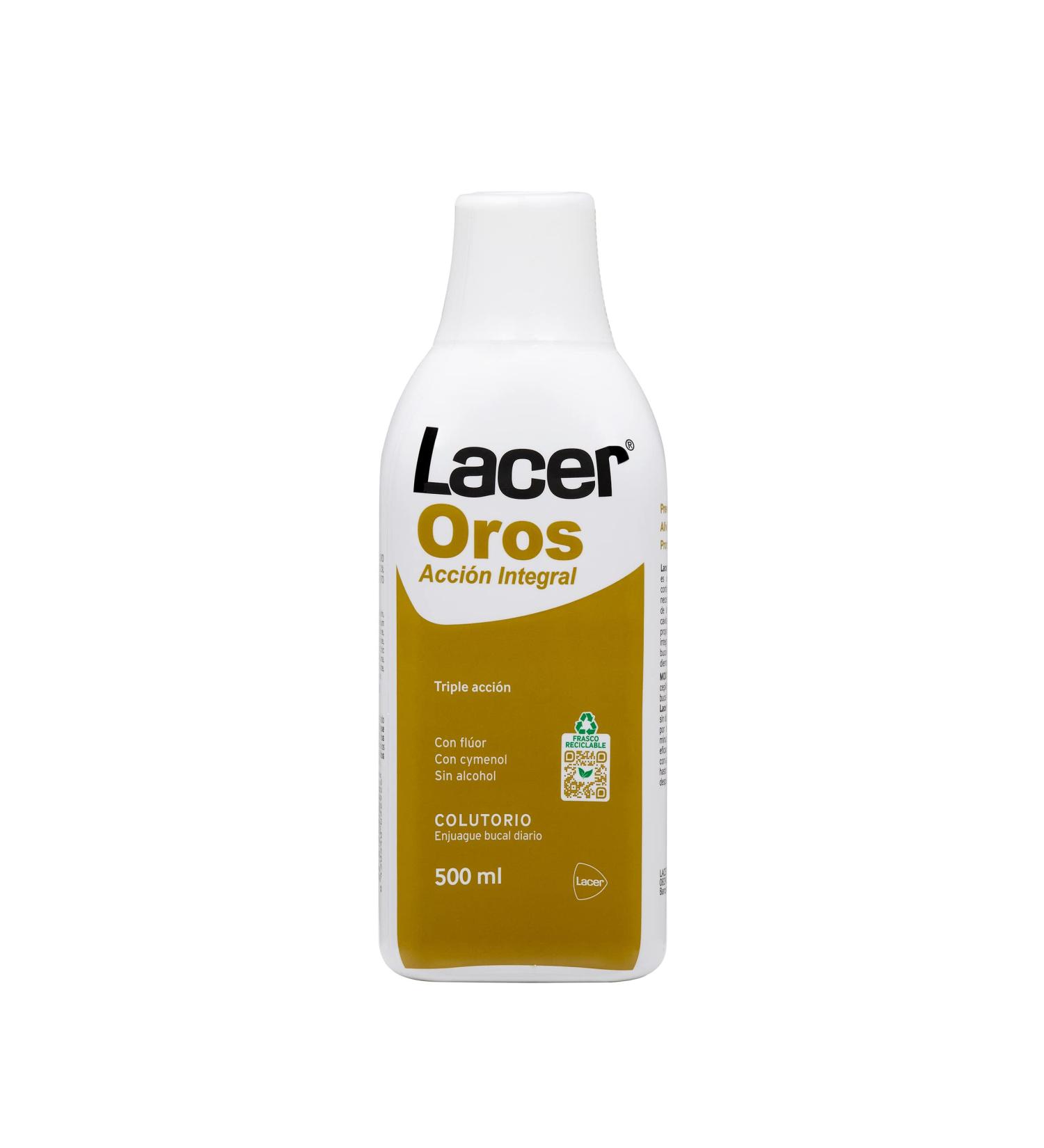 Lacer Gold Mouthwash 500 ml - Advanced Oral Care for Fresh Breath | International Shipping Available - Buy Online on GoSupps.com