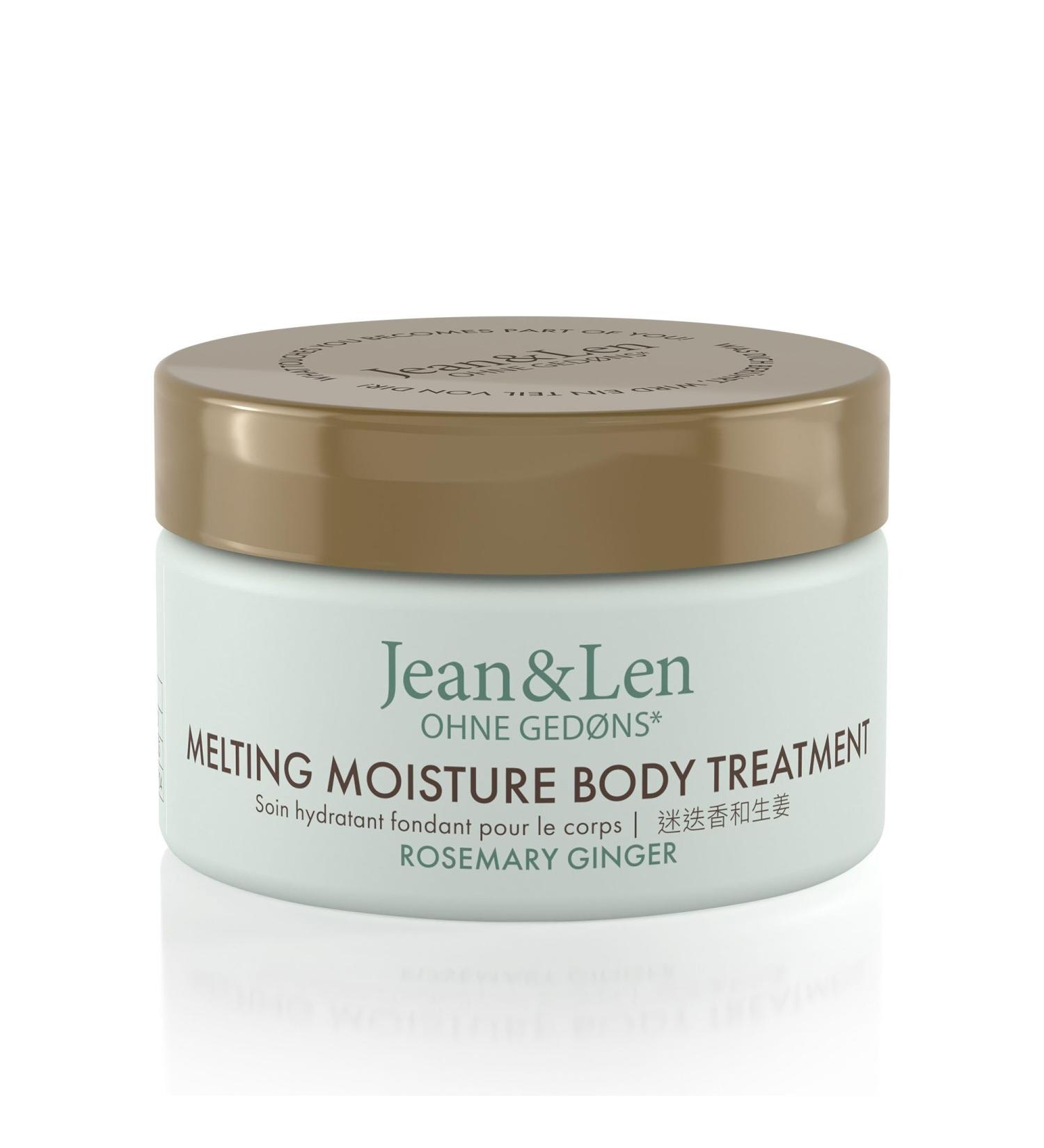 Jean & Len Melting Moisture Body Treatment Rosemary & Ginger | Nourishing Body Butter for Normal Skin | 50ml - Fragrant Care Solution - Buy Online on GoSupps.com