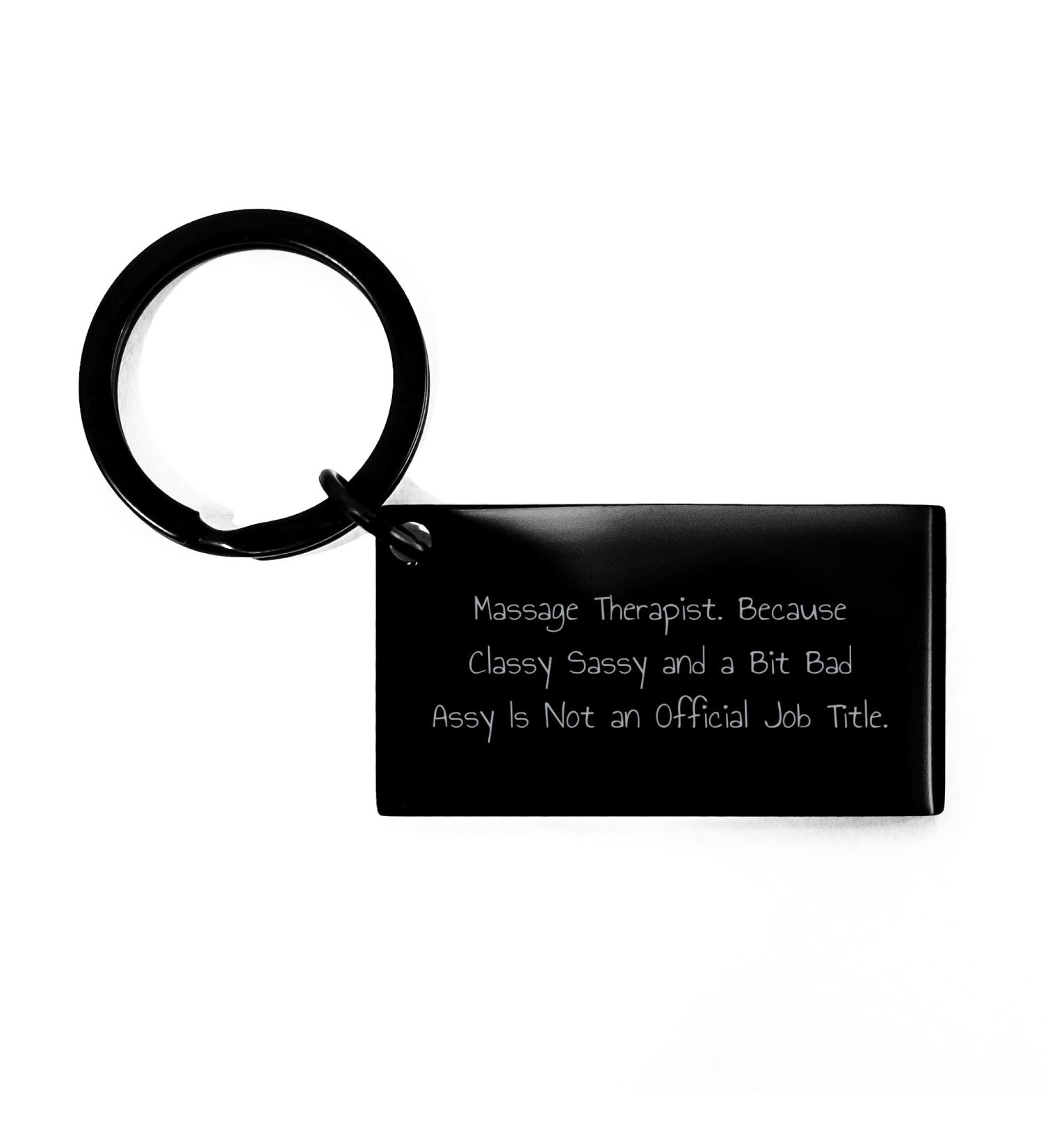 Massage Therapist Gifts | Classy Sassy Keychain Unique Birthday Gifts for Massage Therapists - Buy Online on GoSupps.com