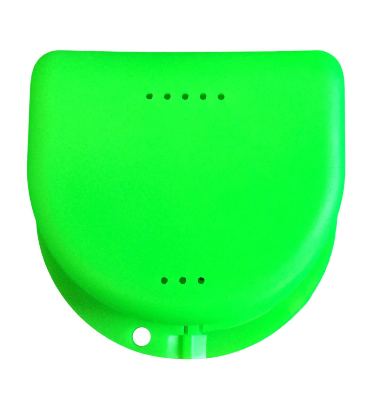 Snorflex Light Green Denture & Retainer Storage Box | Orthodontic & Braces Organizer - International Shipping Available - Buy Online on GoSupps.com