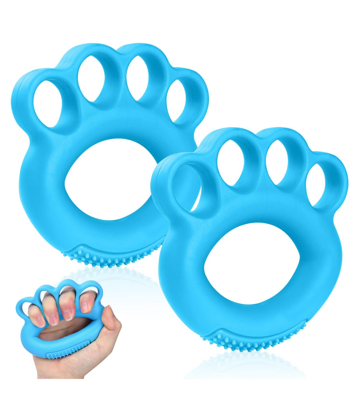 Vicloon 2PC Silicone Hand Trainer - 4-Finger Grip Strength Amplifier | Strength Training Device - International Shipping Available - Buy Online on GoSupps.com