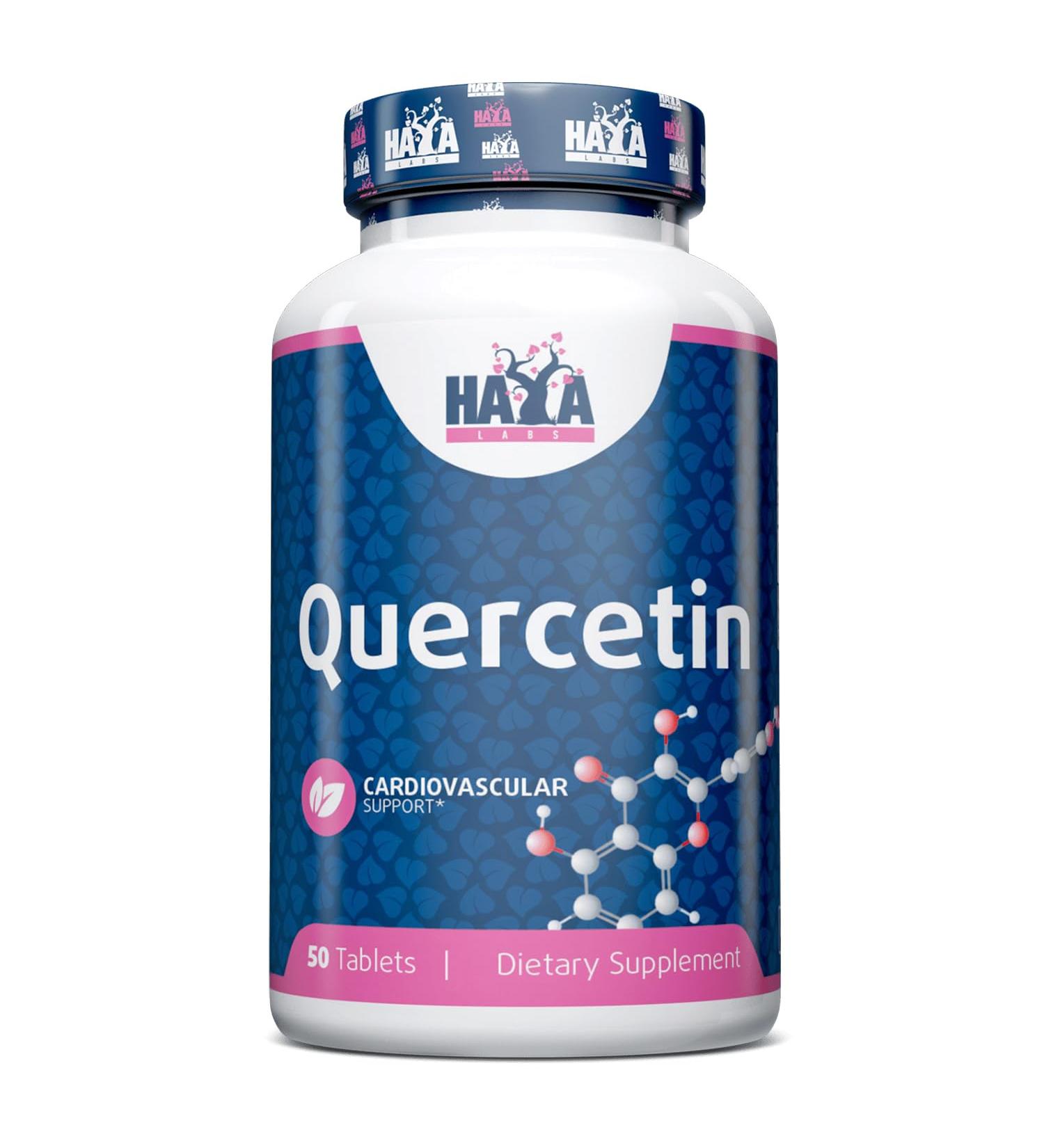 Quercetin 500mg x 50 Tablets - Double Strength Antioxidant Supplement for Immune Health - Buy Online on GoSupps.com