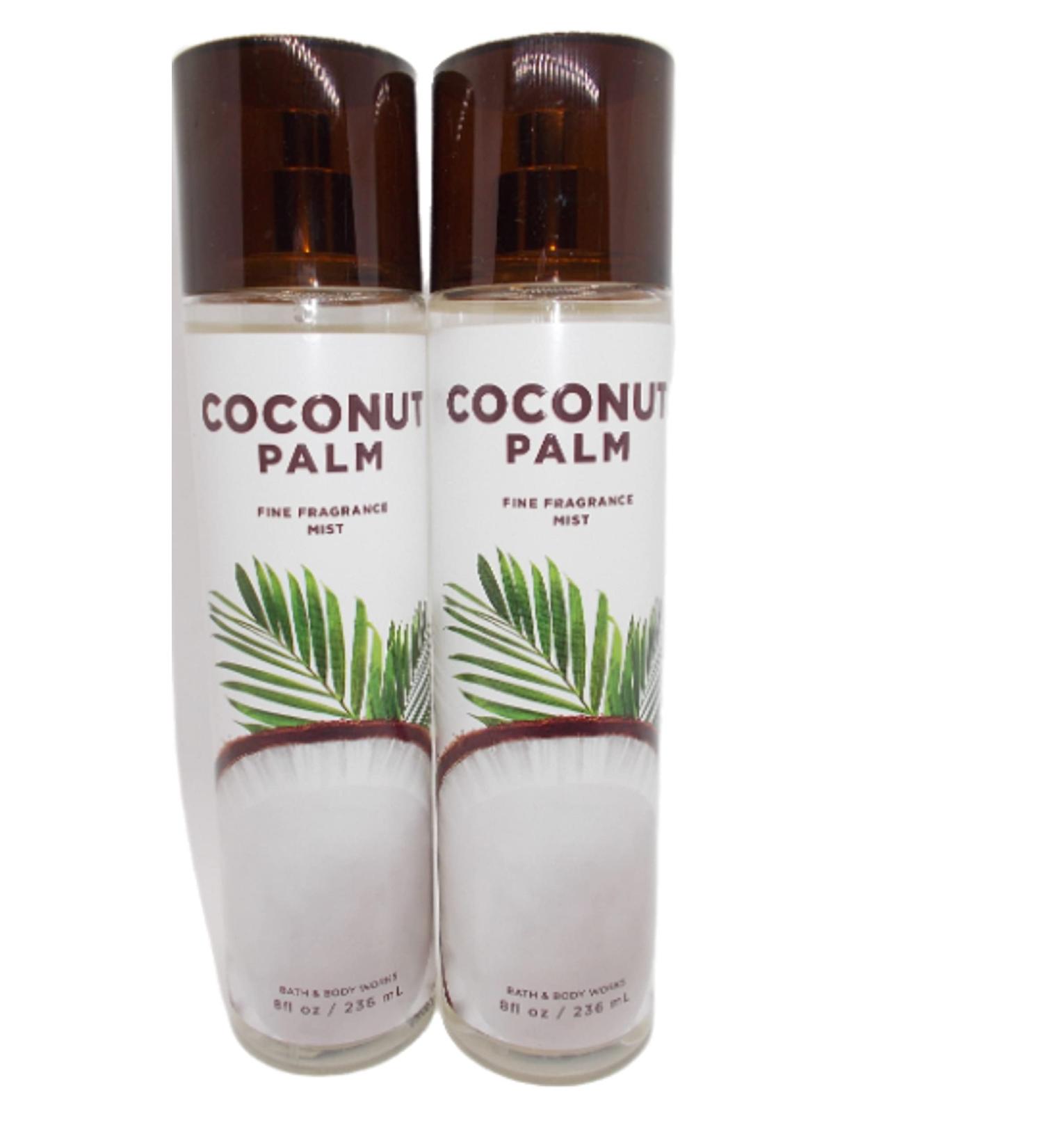 Bath & Body Works 2 Pack Coconut Palm Fine Fragrance Mist 8 Oz. - Buy Online on GoSupps.com