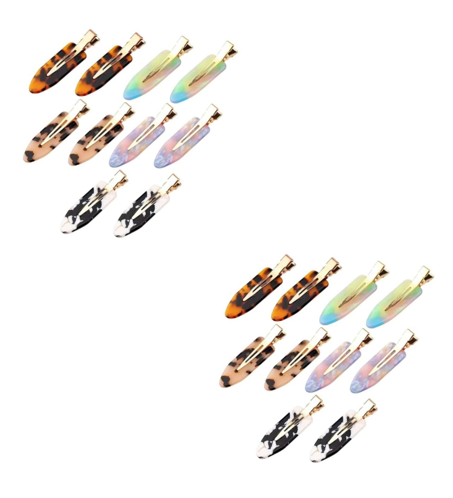 POPETPOP Womens Hair Clips Acrylic Resin Hair Barrettes - Buy Online on GoSupps.com