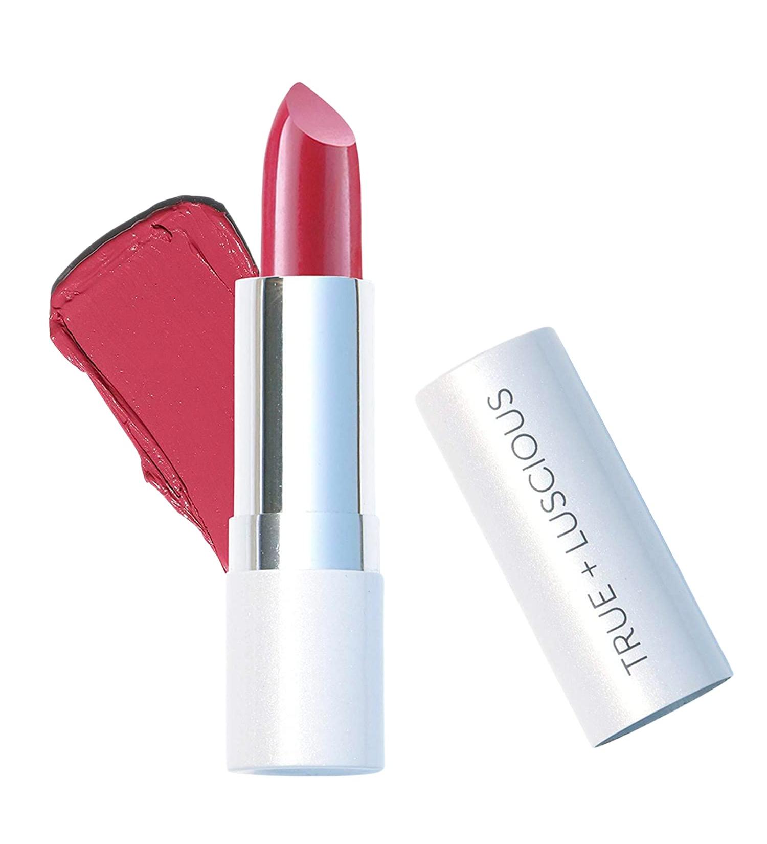 True + Luscious Super Moisture Lipstick - Clean, Vegan & Cruelty Free - Hydrating Lip Color in Creamy Rose - Buy Online on GoSupps.com