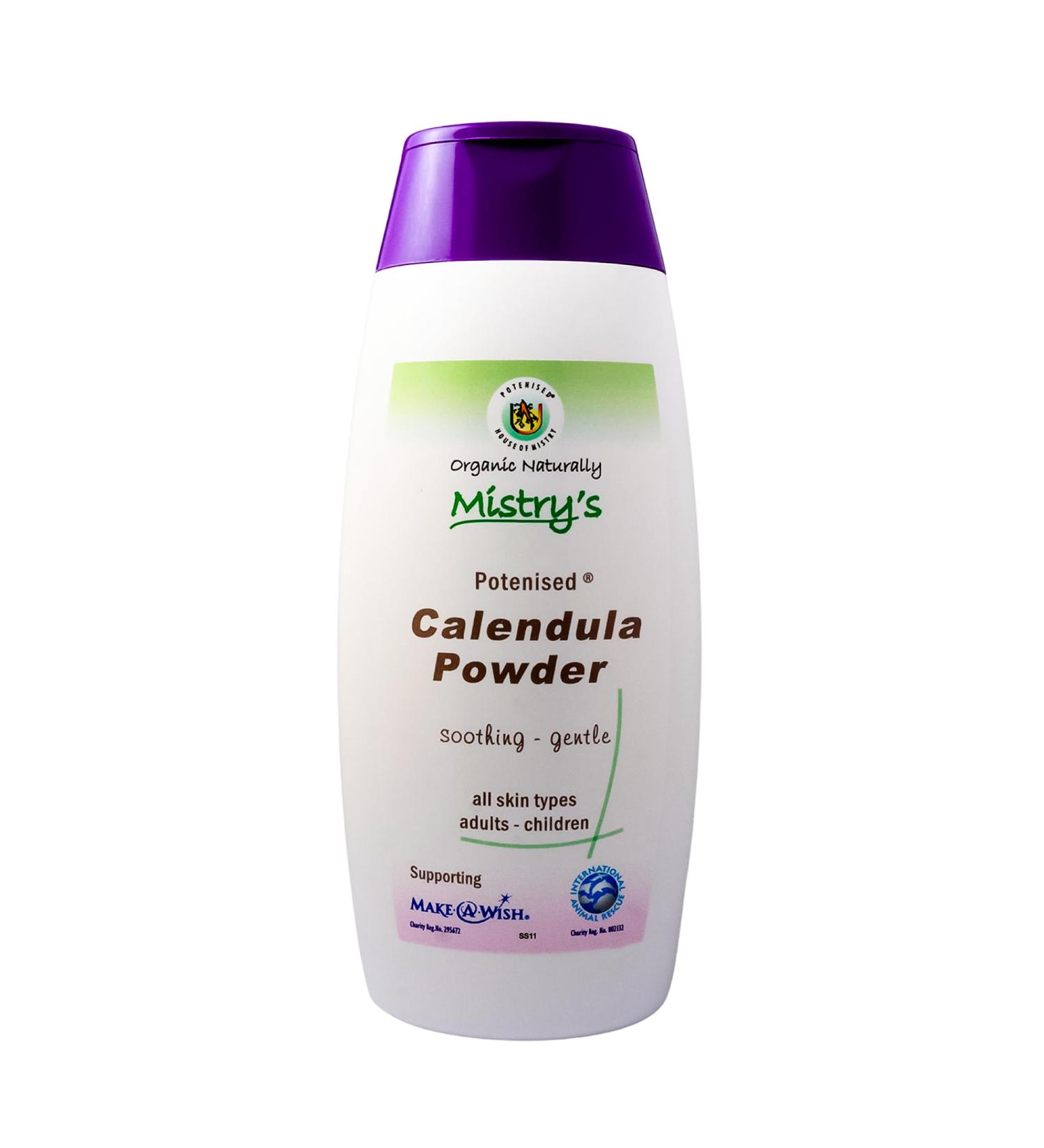Mistry's Calendula Powder 150g - Natural Vegan Powder for Wounds and Skin Irritation - Buy Online on GoSupps.com