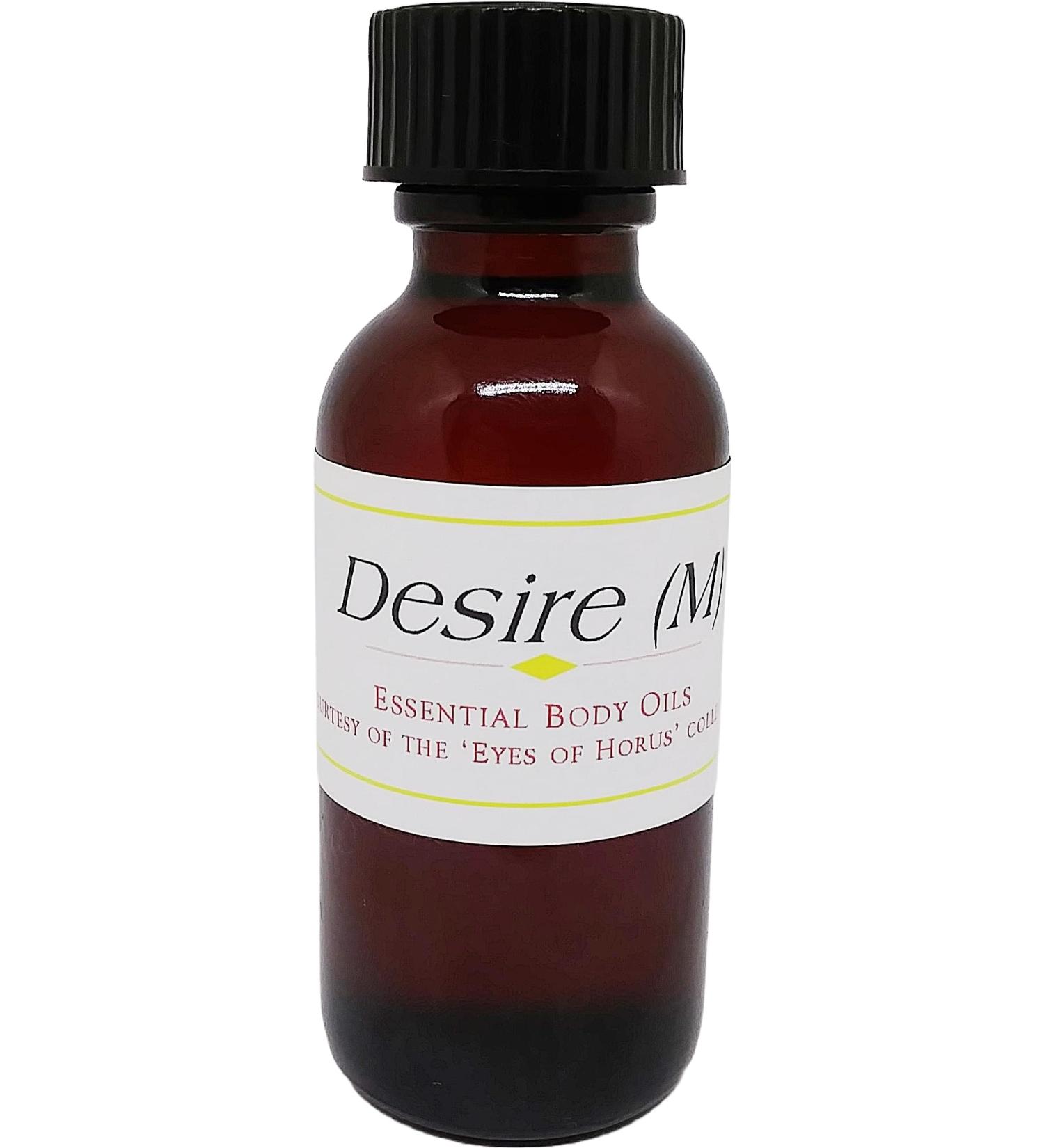 Desire - Type AD For Men Scented Body Oil Fragrance Regular Cap - Red - 1 oz. - ID#35509 1 Fl Oz (Pack of 1)