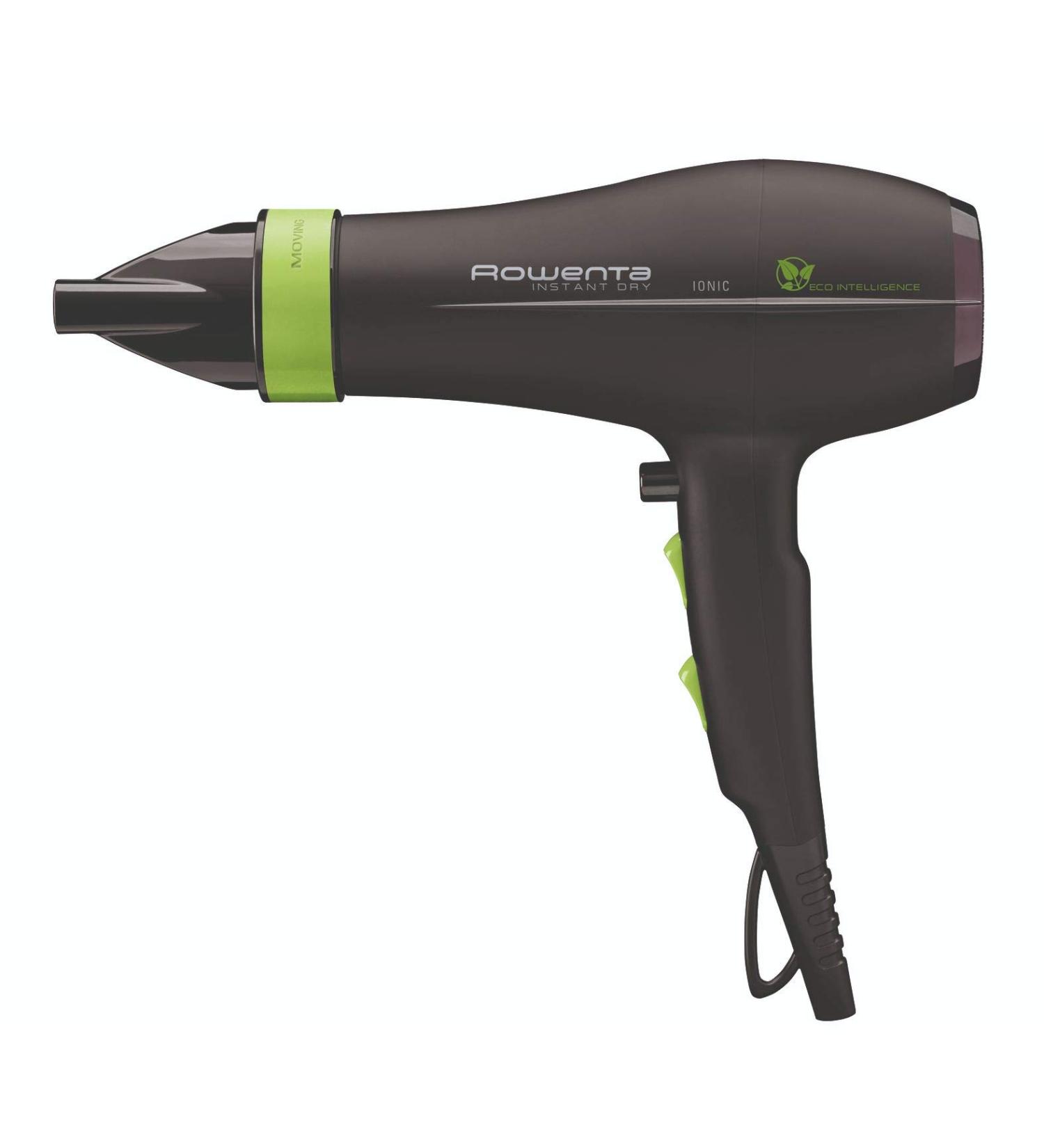 Rowenta CV6030 Hair Dryer - 1500W Eco Instant Dry Air Current Booster 3 Temps 2 Speeds Cold Level Ergonomic Design - Black - Buy Online on GoSupps.com